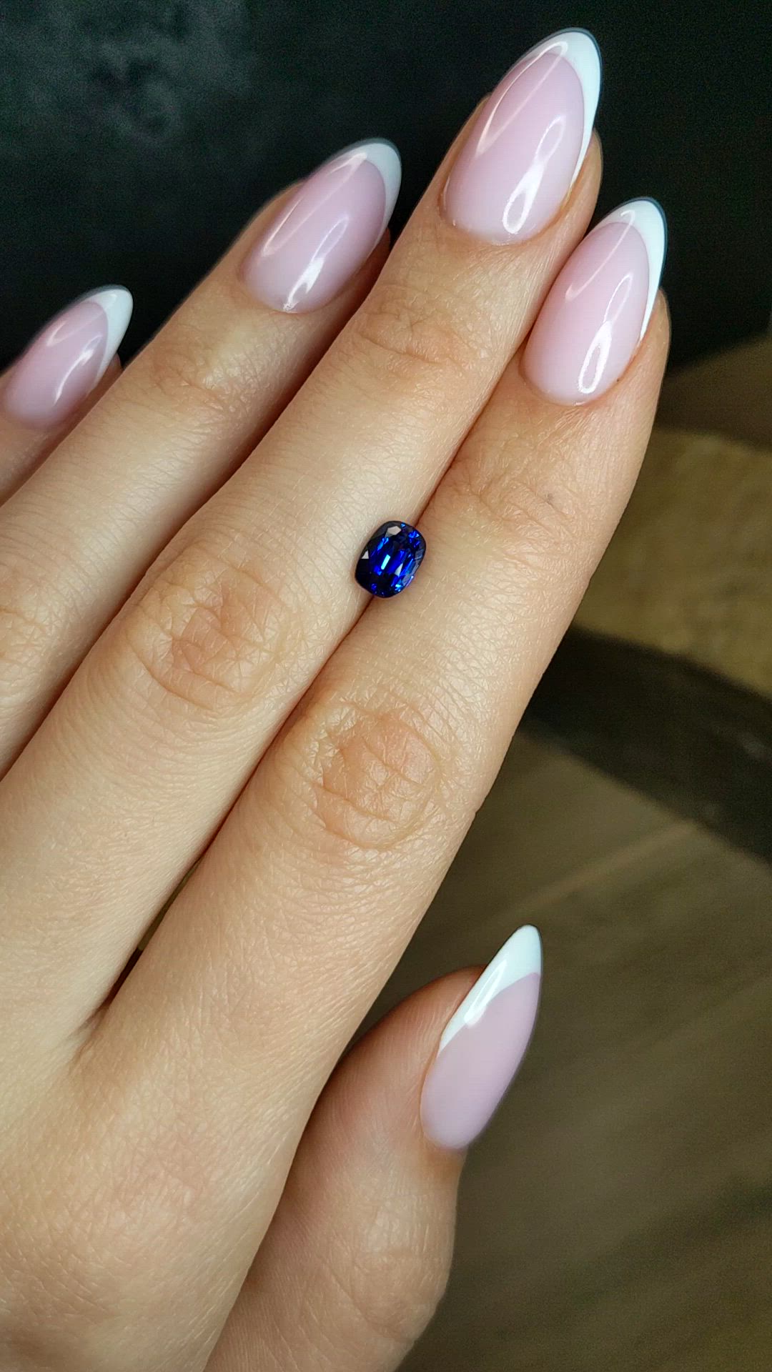 1.51 Ct. Blue Sapphire from Ceylon (Sri Lanka) Size Video