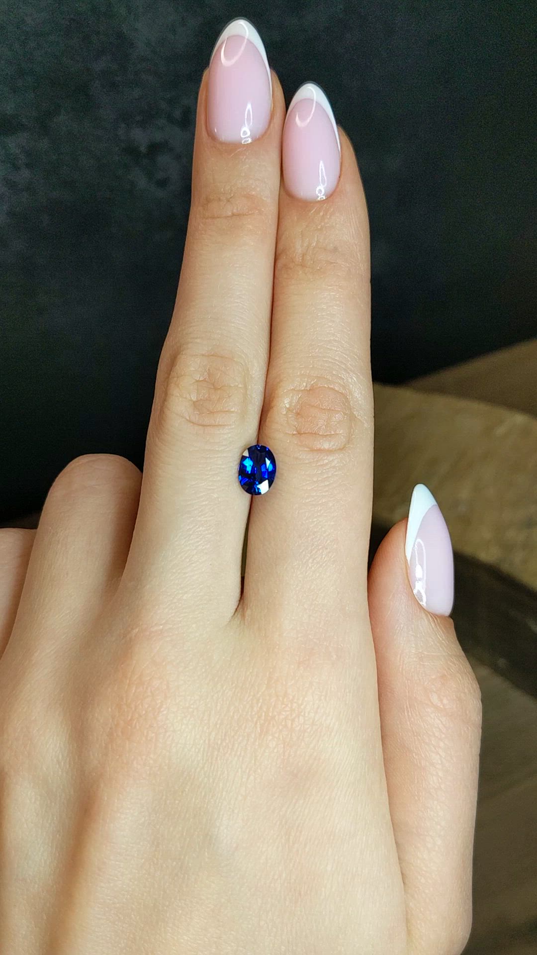 1.48 Ct. Blue Sapphire from Ceylon (Sri Lanka) Size Video