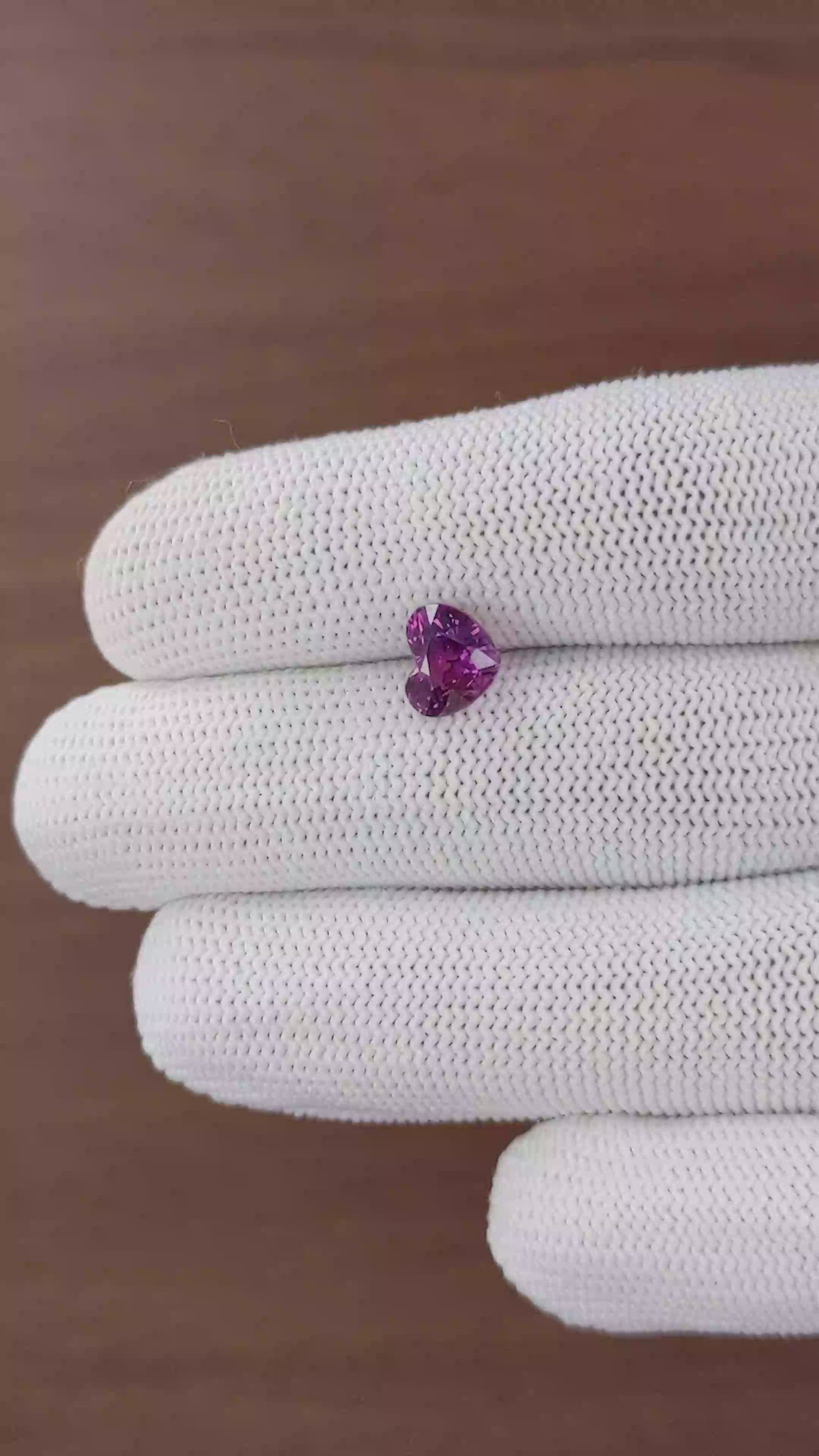 2.53 Ct. Purple Sapphire from Tanzania Size Video