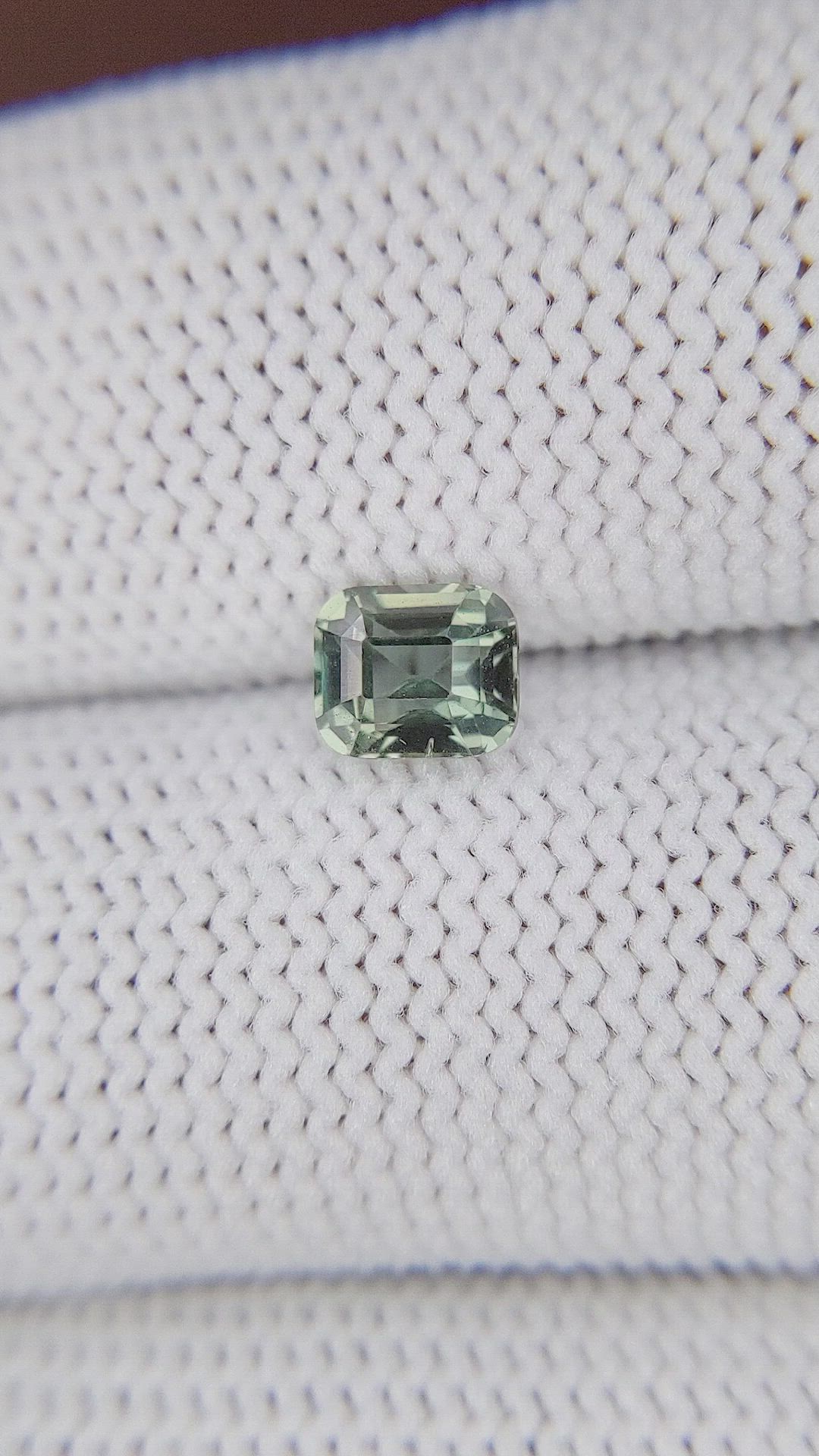 1.05 Ct. Green Sapphire from Tanzania Size Video