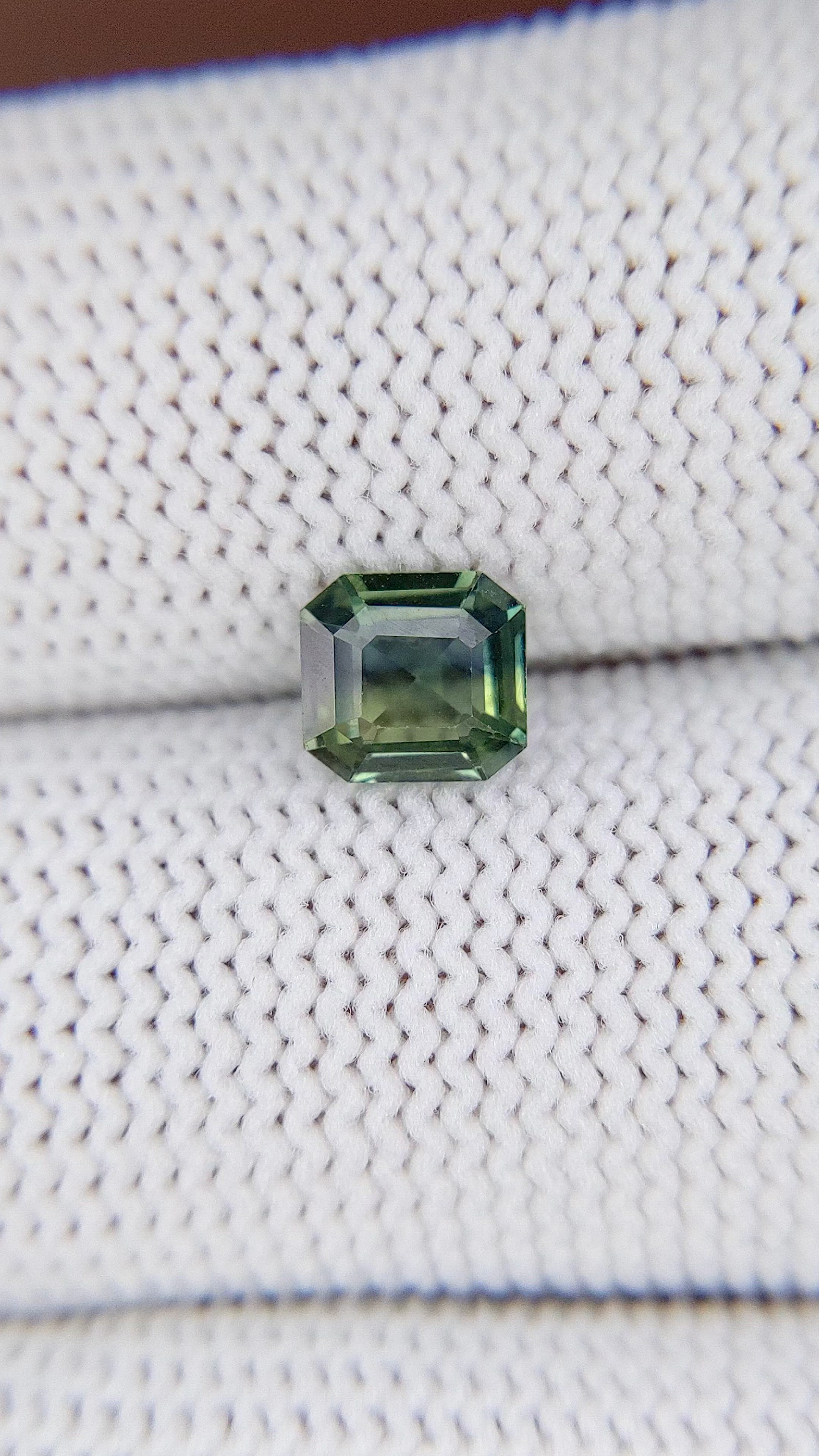 1.07 Ct. Bi Color / Parti Sapphire from Madagascar Size Video