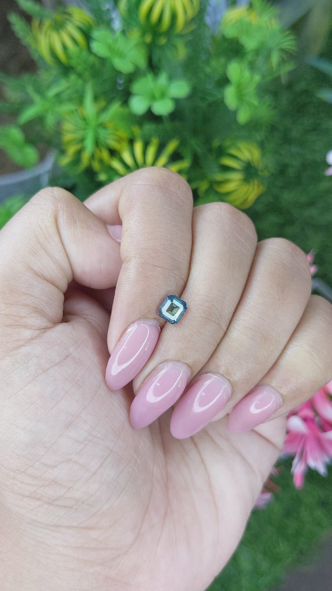 1.04 Ct. Bi Color / Parti Sapphire from Madagascar Size Video