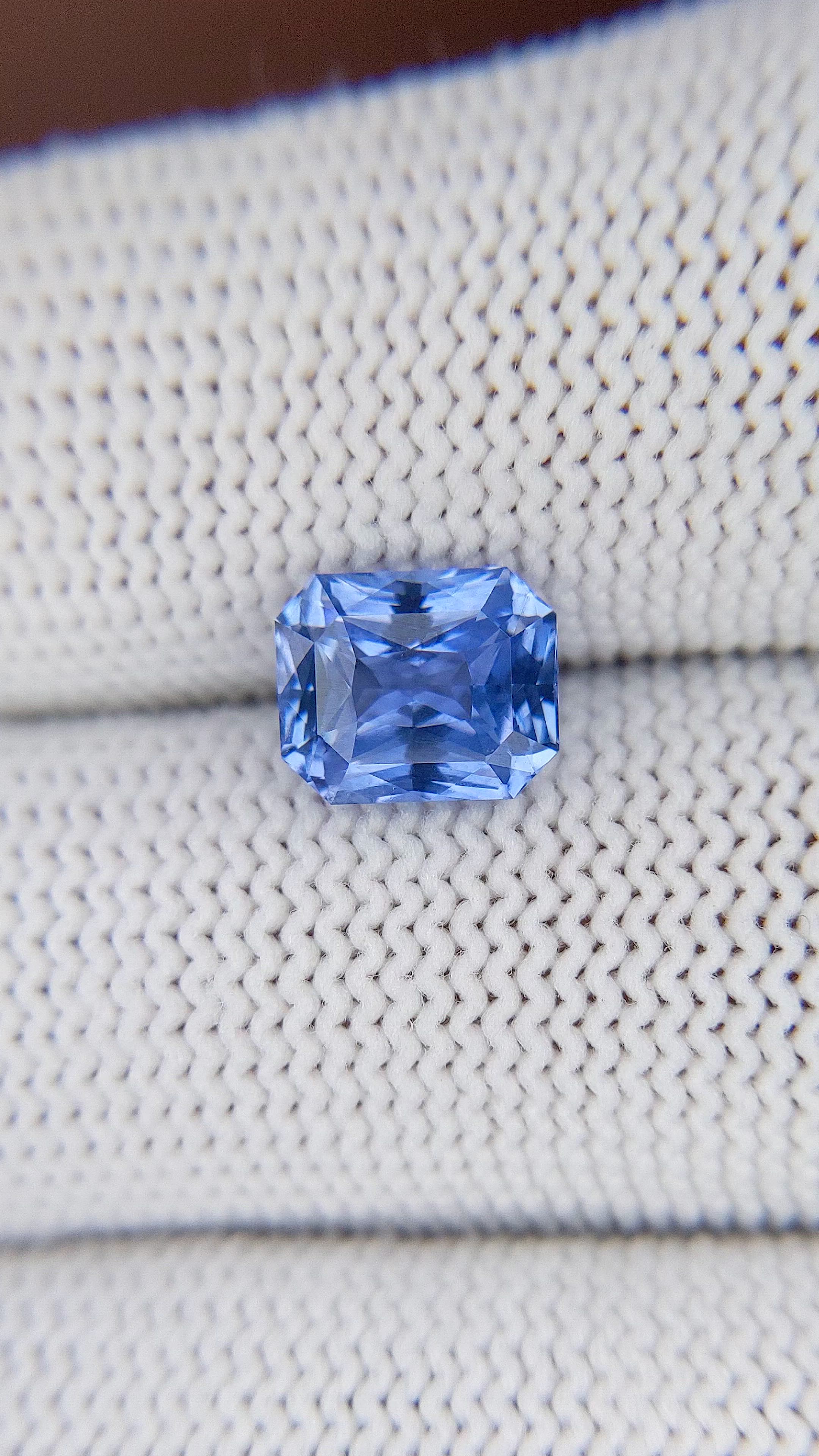 2.60 Ct. Blue Sapphire from Ceylon (Sri Lanka) Size Video