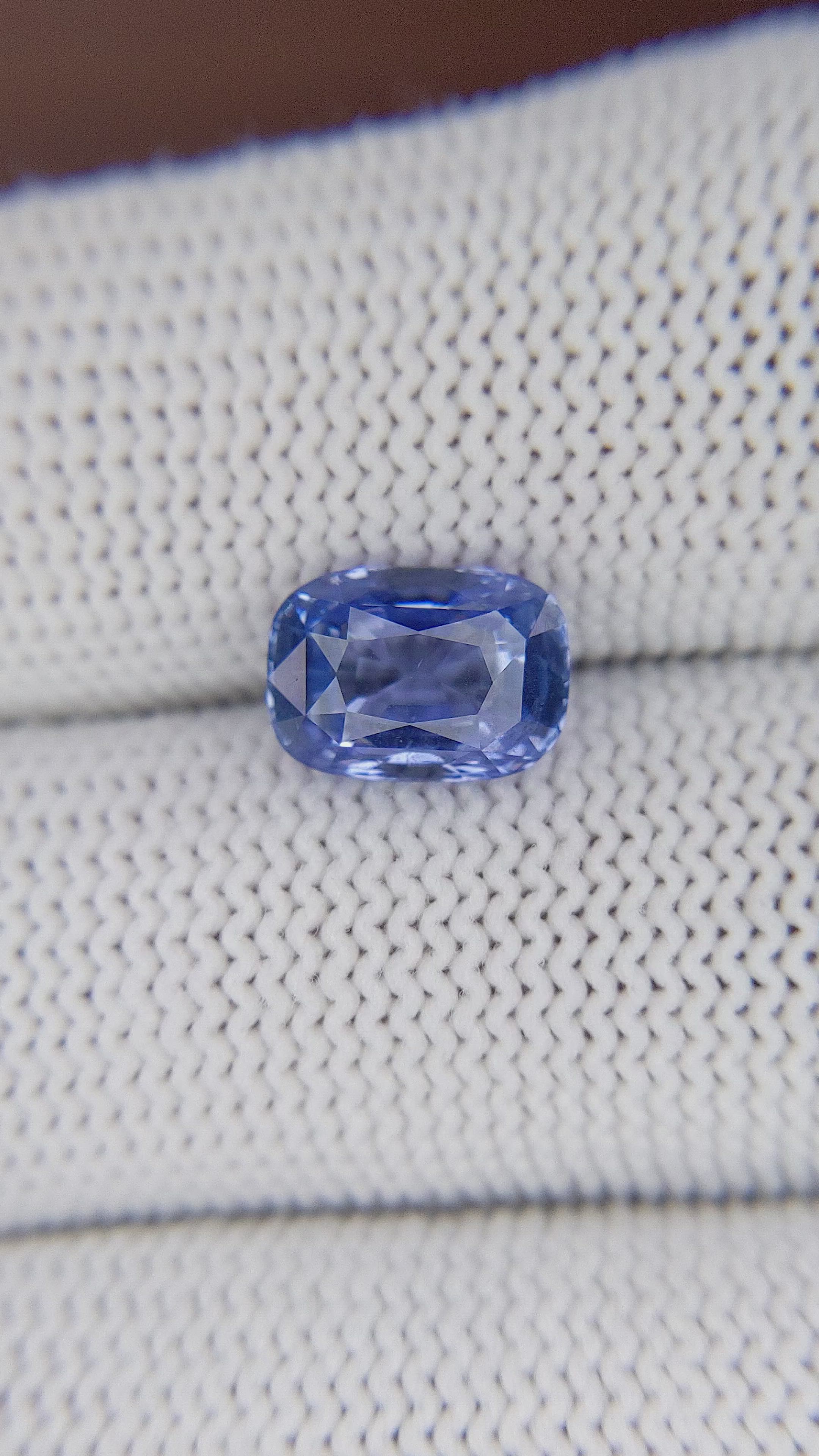 3.06 Ct. Blue Sapphire from Ceylon (Sri Lanka) Size Video