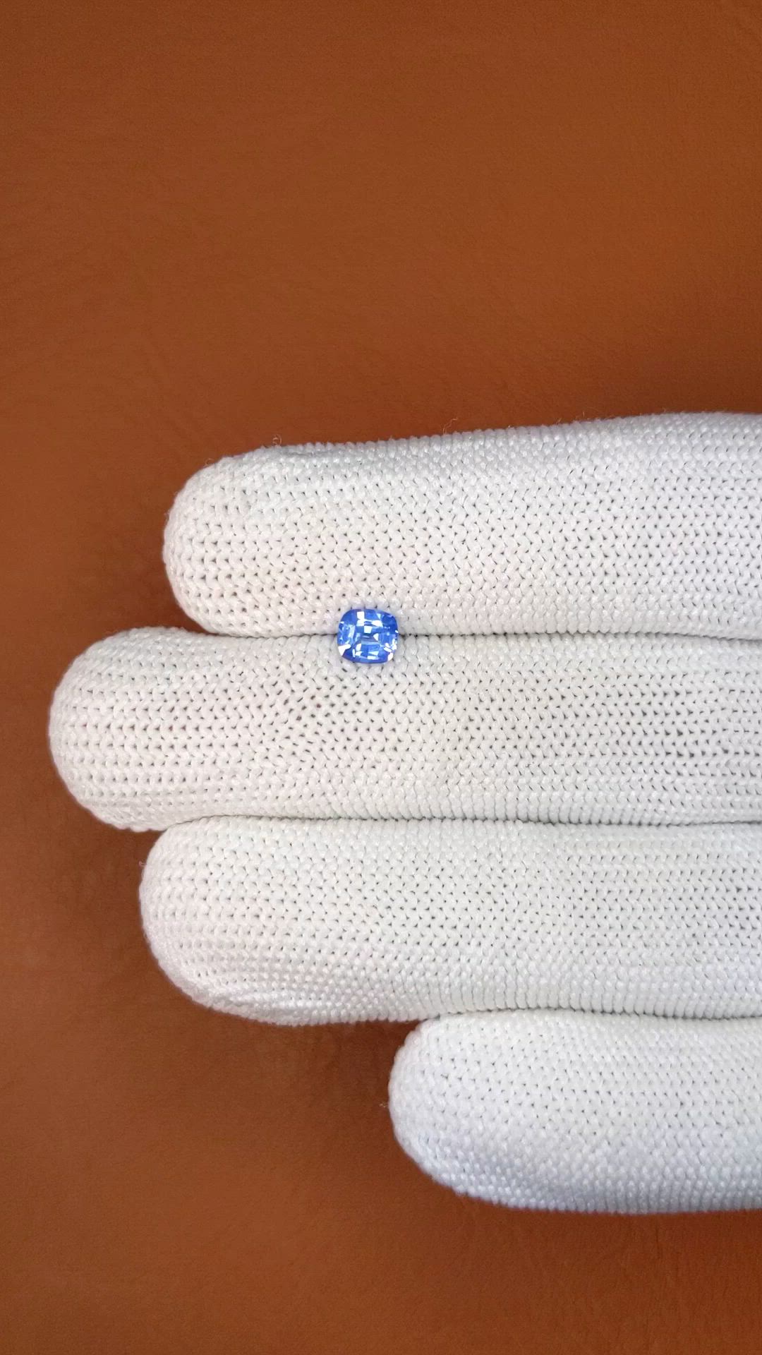 0.53 Ct. Blue Sapphire from Ceylon (Sri Lanka) Size Video