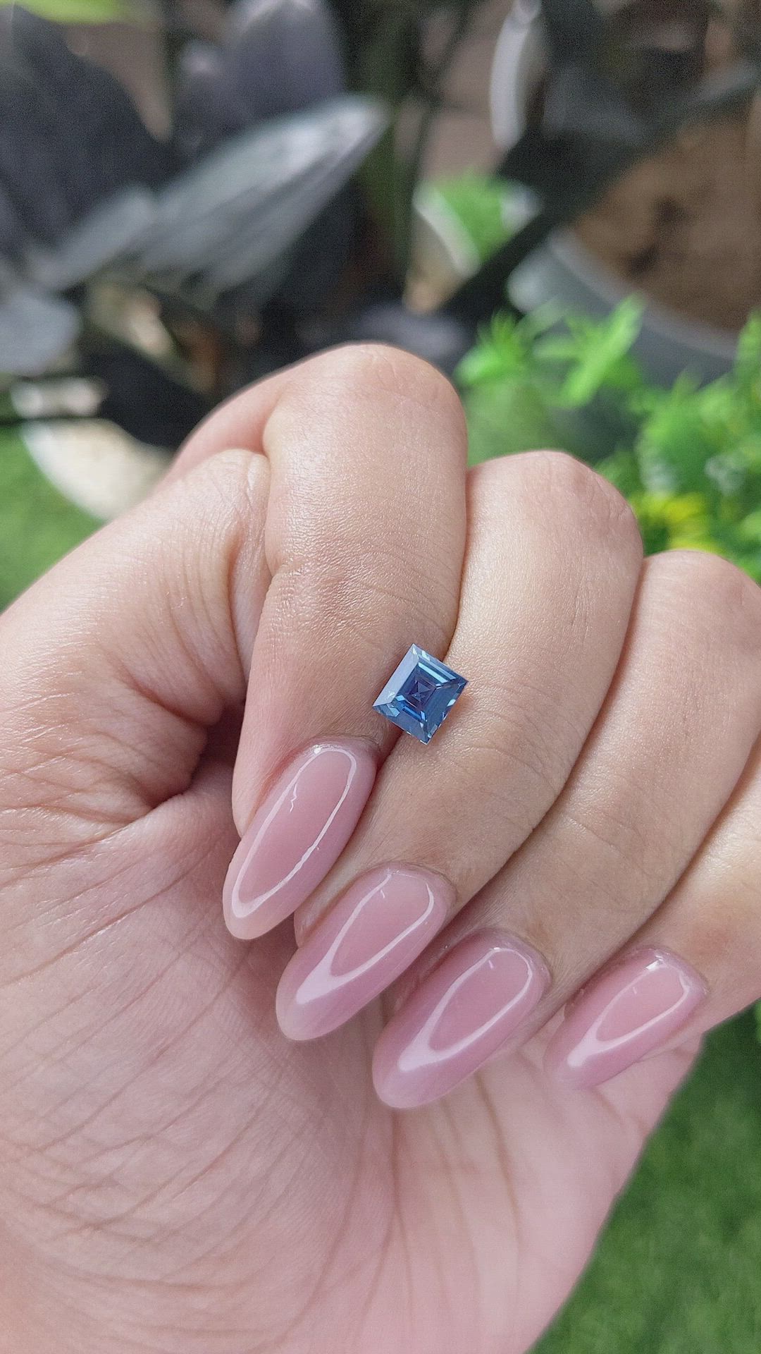 0.94 Ct. Blue Sapphire from Madagascar Size Video