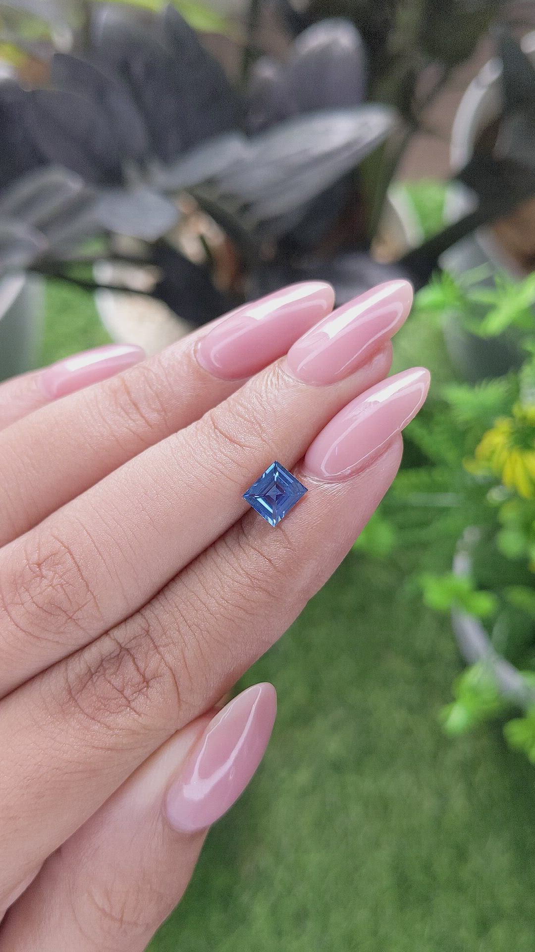 0.94 Ct. Blue Sapphire from Madagascar Size Video