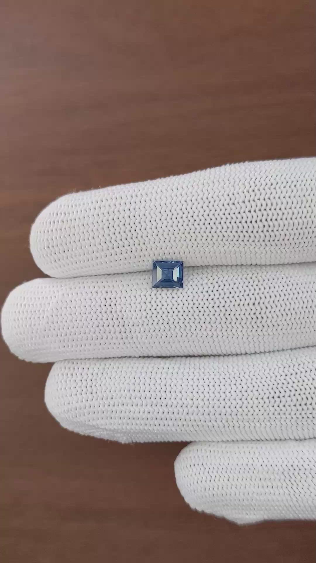 0.94 Ct. Blue Sapphire from Madagascar Size Video