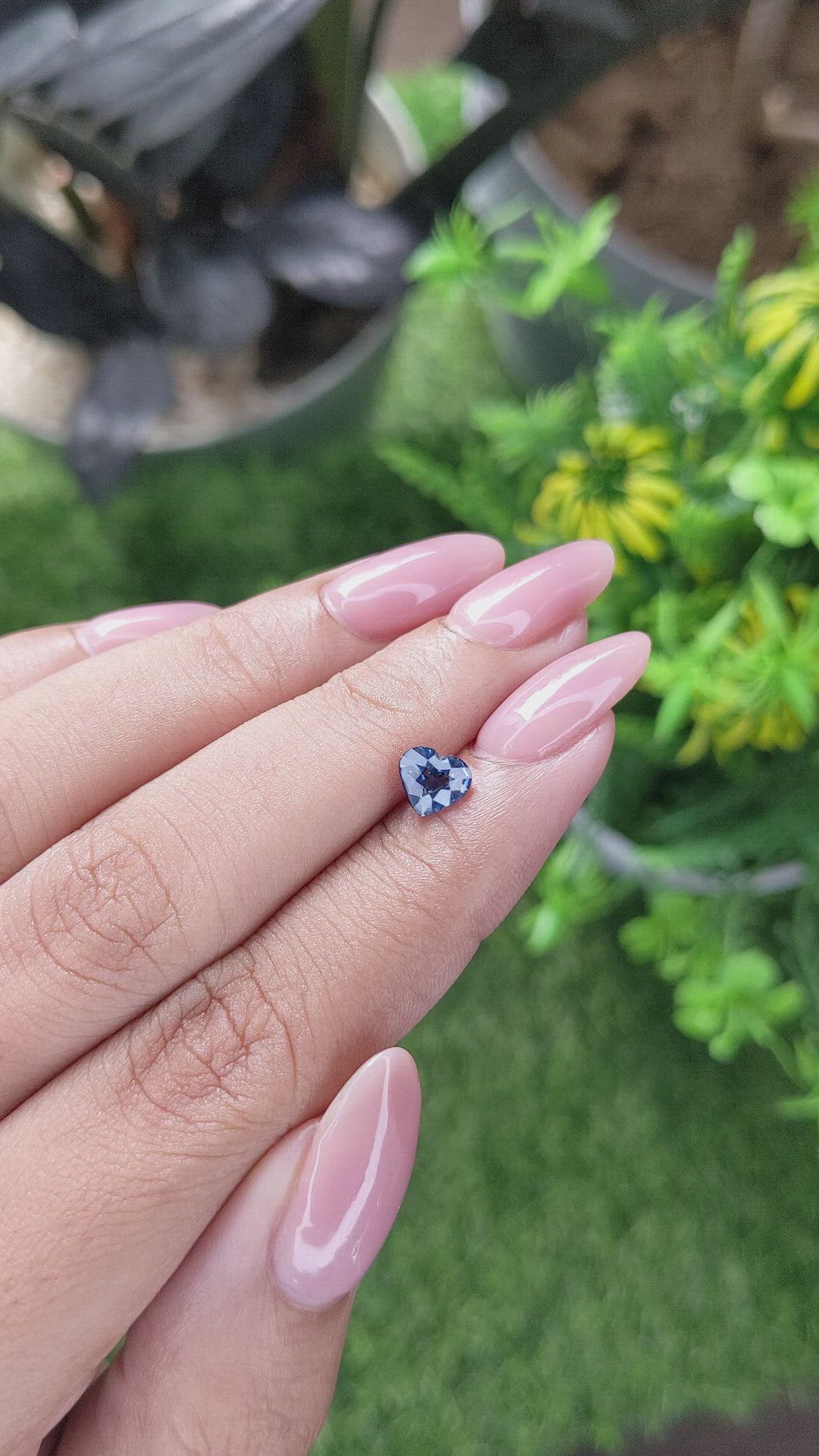 0.97 Ct. Blue Sapphire from Madagascar Size Video