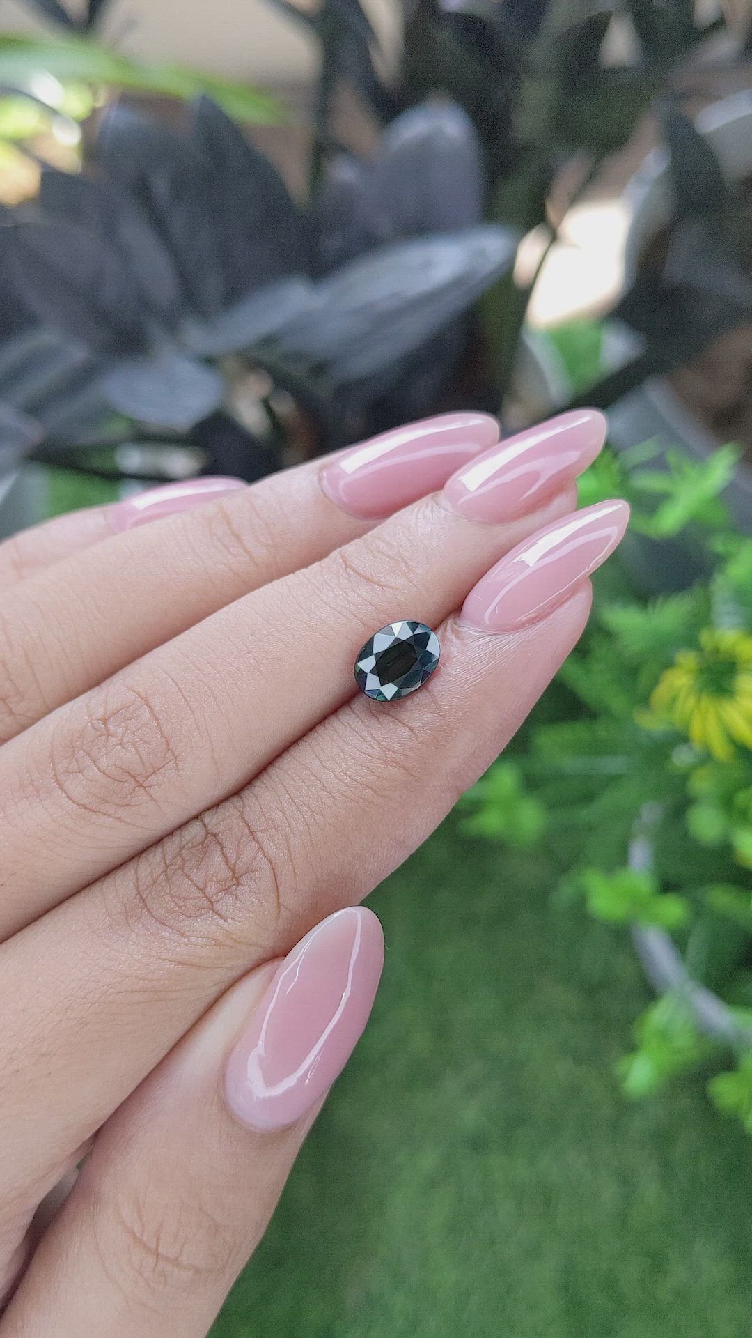 1.94 Ct. Green Sapphire from Madagascar Size Video