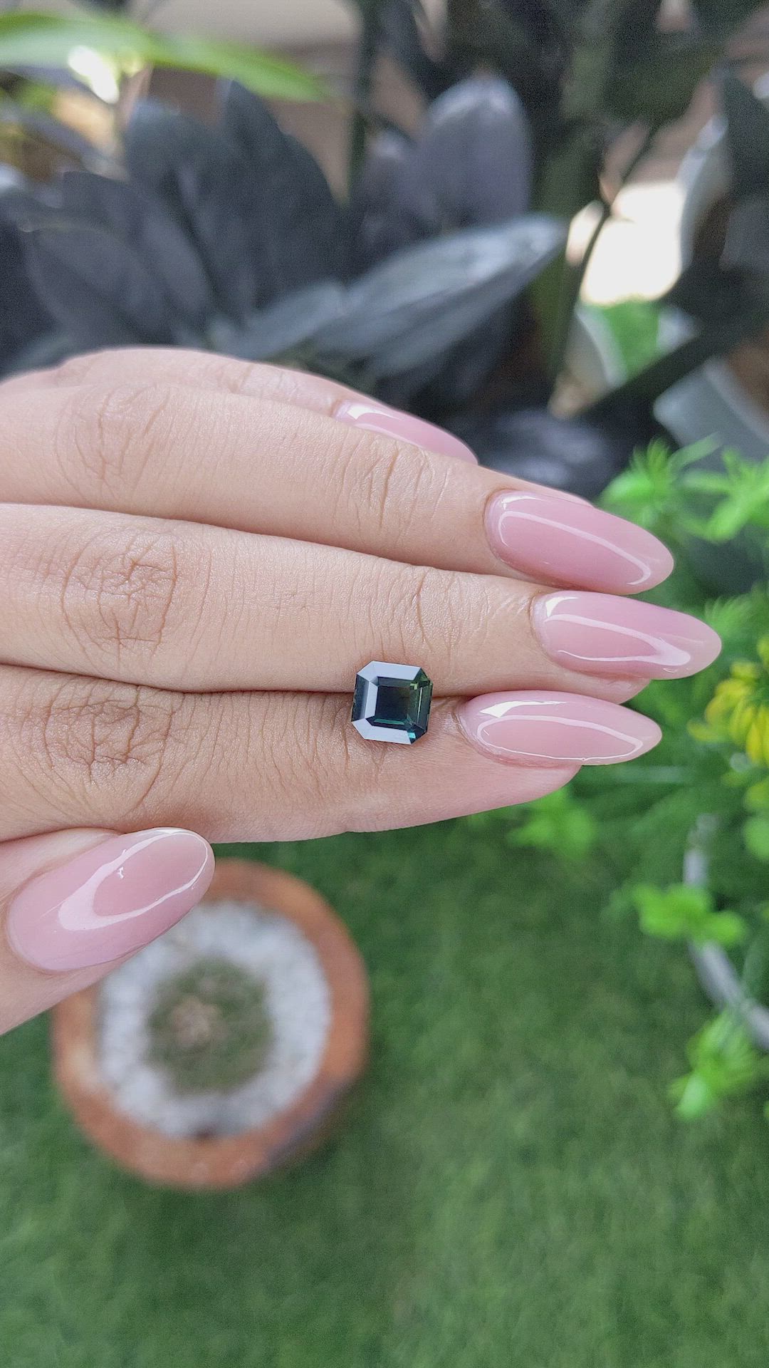2.02 Ct. Bi Color / Parti Sapphire from Madagascar Size Video