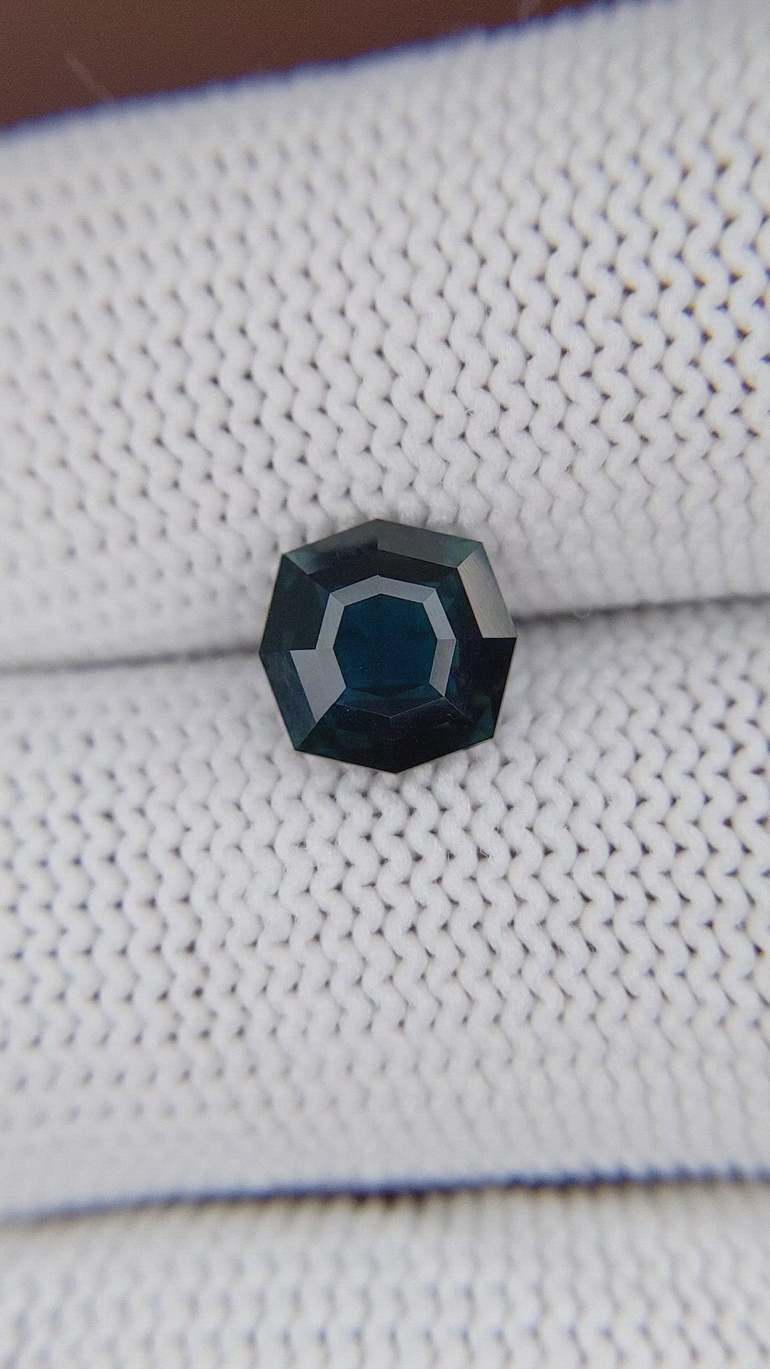 2.05 Ct. Greenish Blue Sapphire from Madagascar Size Video