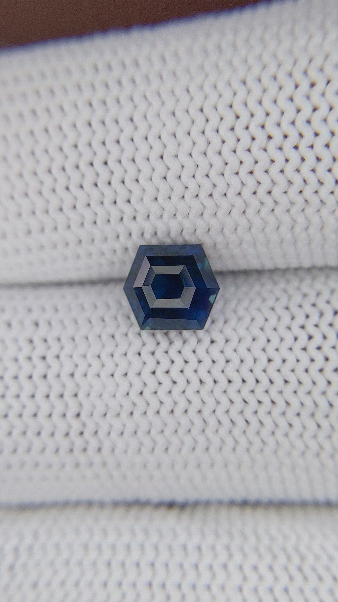 1.56 Ct. Greenish Blue Sapphire from Madagascar Size Video
