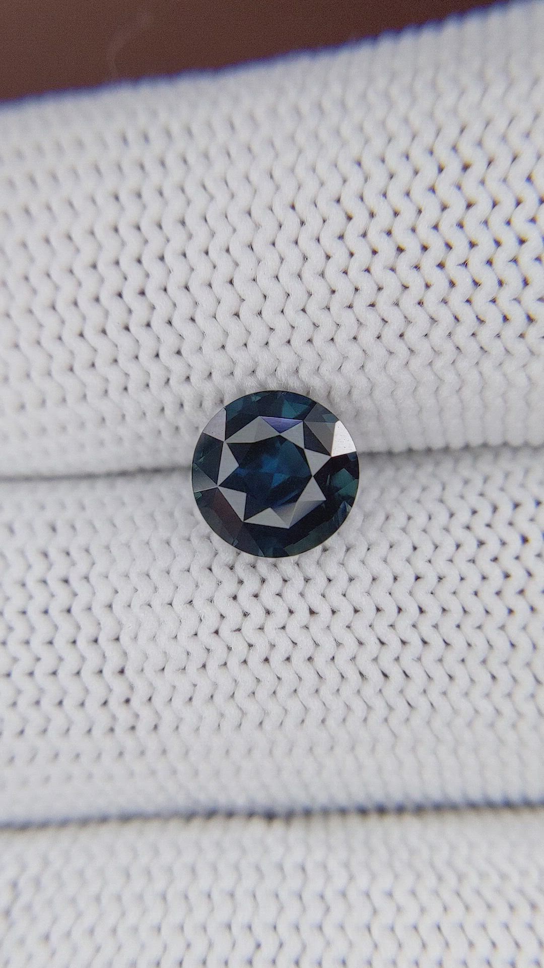 2.07 Ct. Greenish Blue Sapphire from Madagascar Size Video