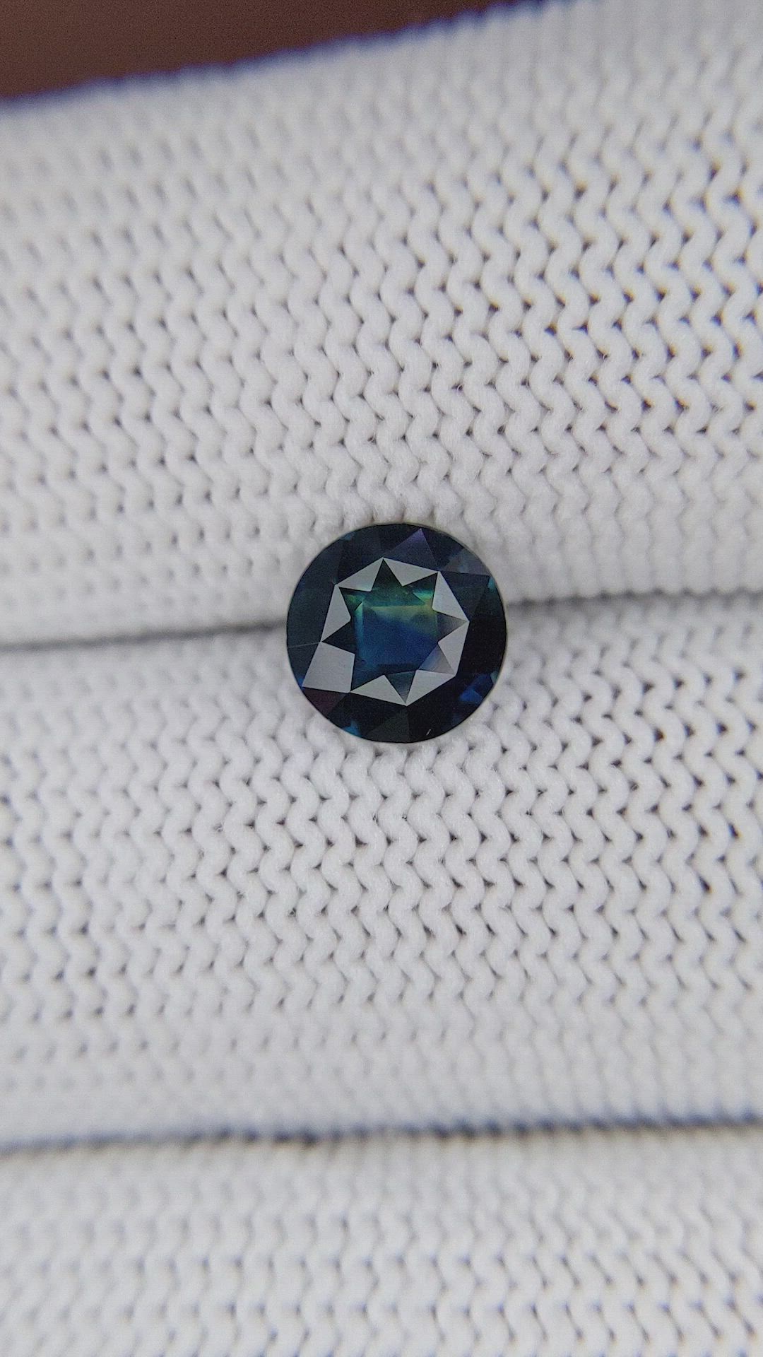 1.17 Ct. Greenish Blue Sapphire from Madagascar Size Video
