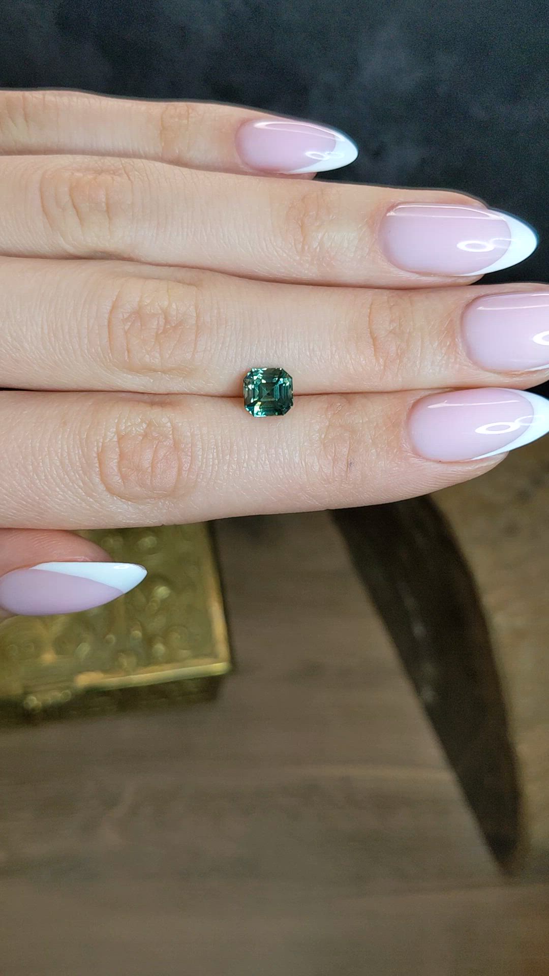 2.07 Ct. Yellowish Green Sapphire from Madagascar Size Video
