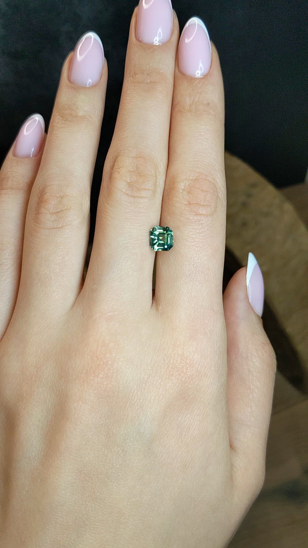 2.07 Ct. Yellowish Green Sapphire from Madagascar Size Video
