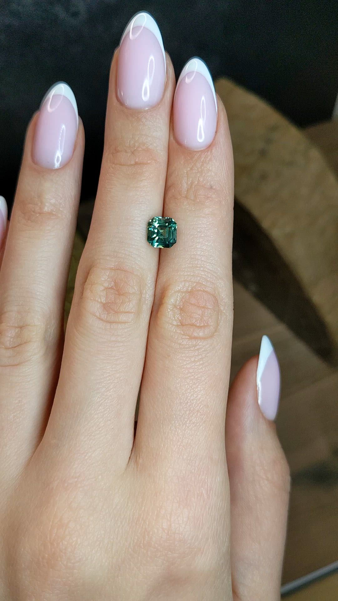 2.07 Ct. Yellowish Green Sapphire from Madagascar Size Video
