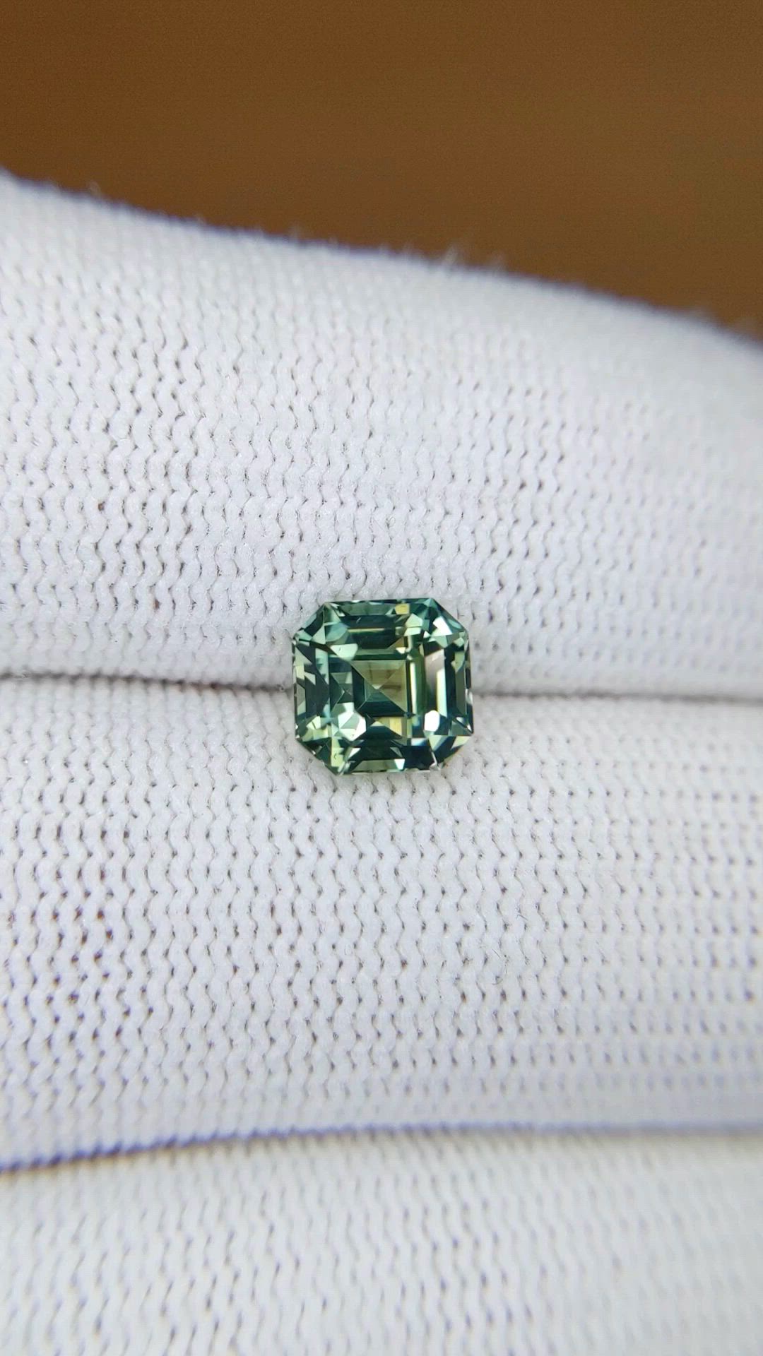 2.07 Ct. Yellowish Green Sapphire from Madagascar Size Video