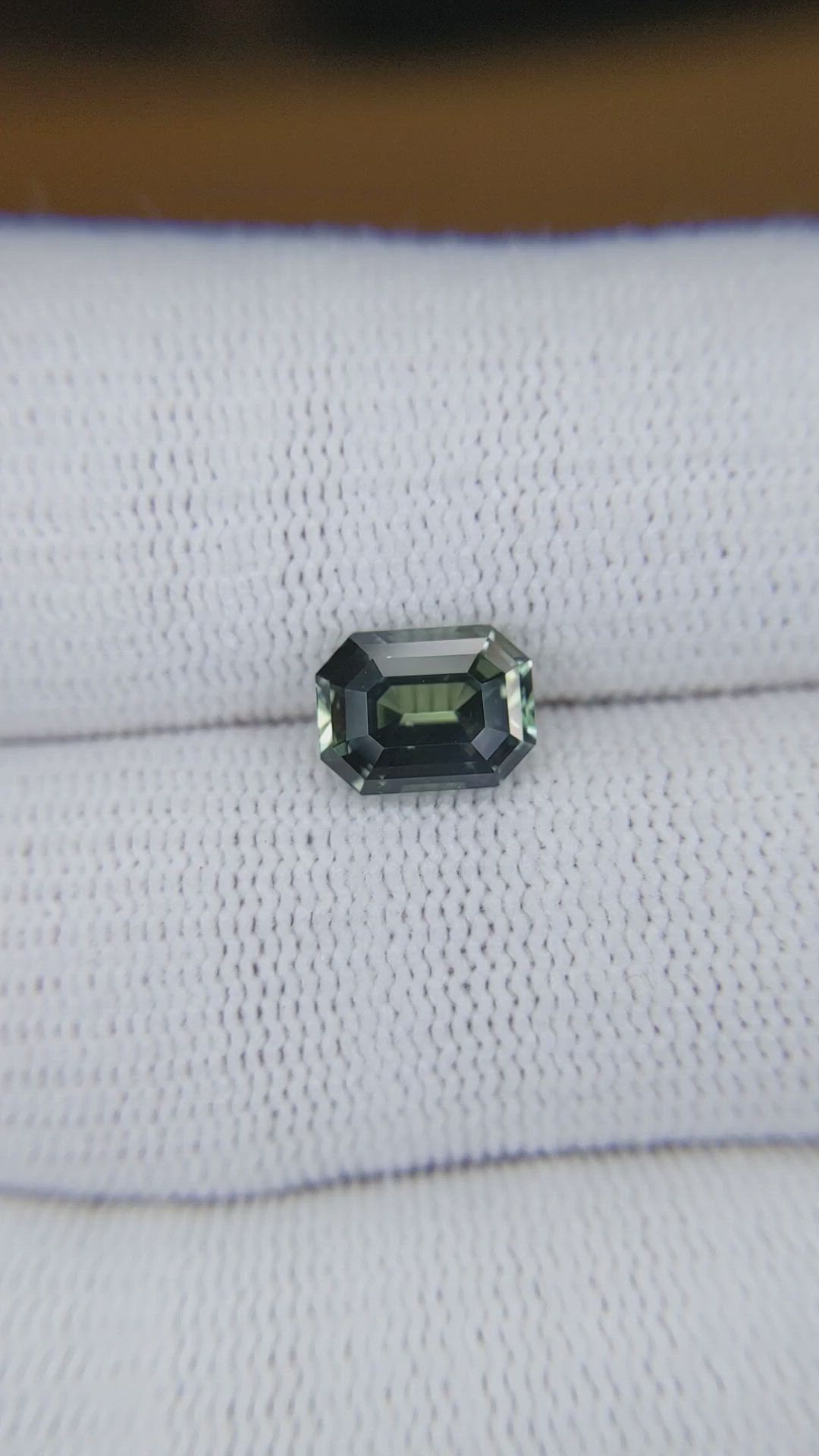 2.27 Ct. Green Sapphire from Madagascar Size Video