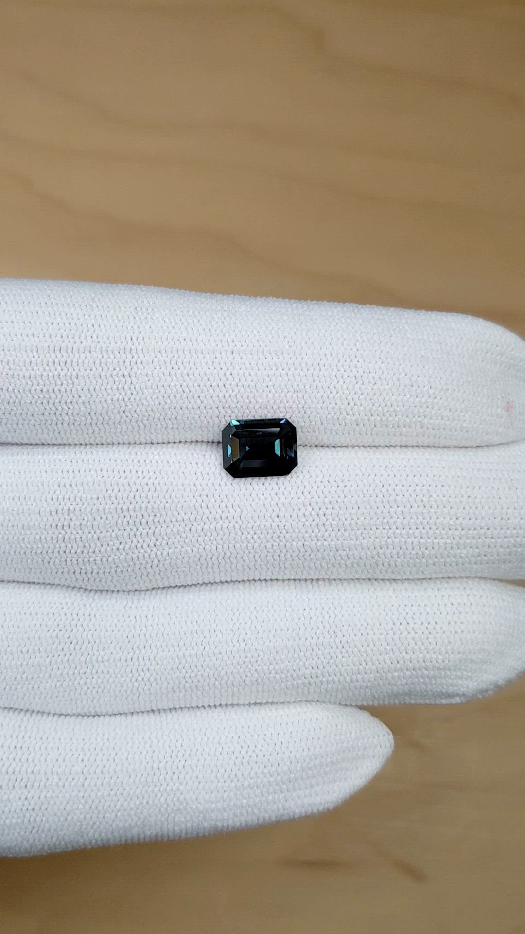 2.53 Ct. Greenish Blue Sapphire from Madagascar Size Video