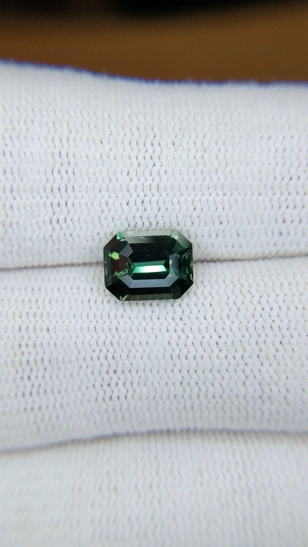 2.38 Ct. Green Sapphire from Madagascar Size Video