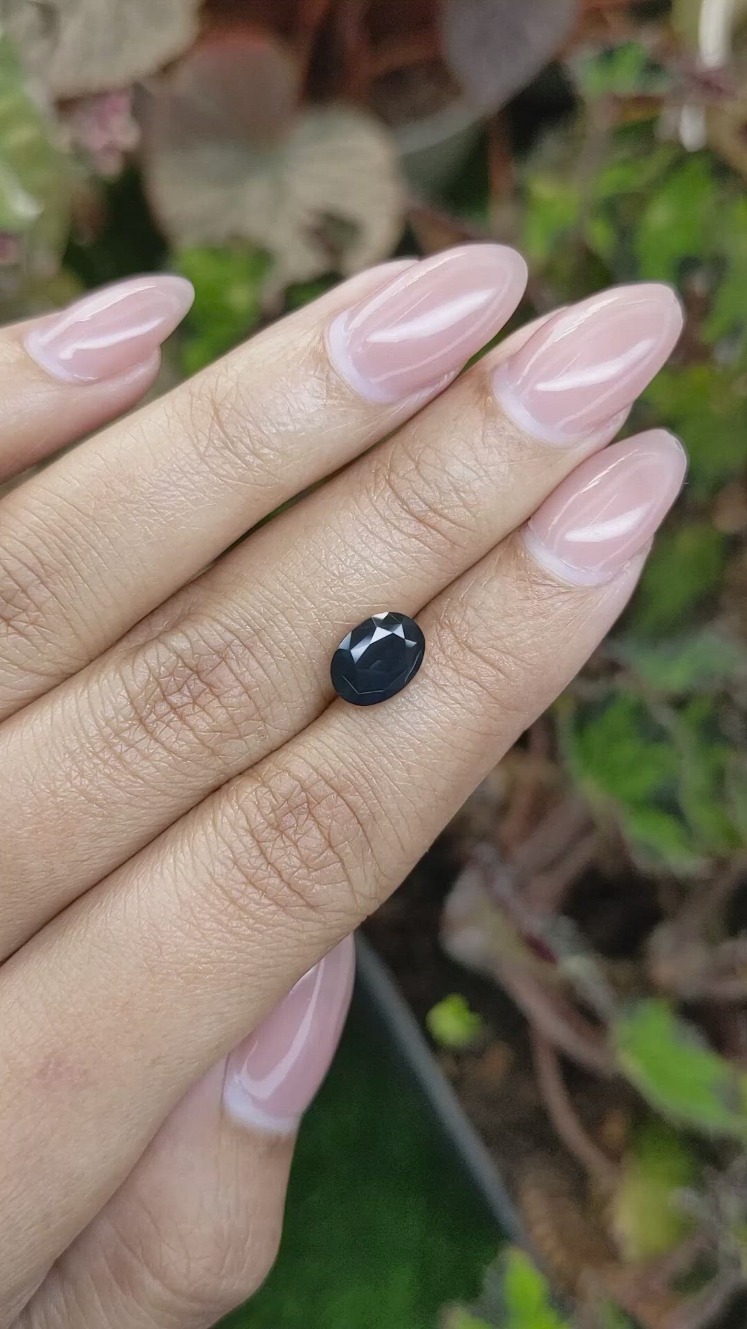 2.32 Ct. Greenish Blue Sapphire from Ceylon (Sri Lanka) Size Video