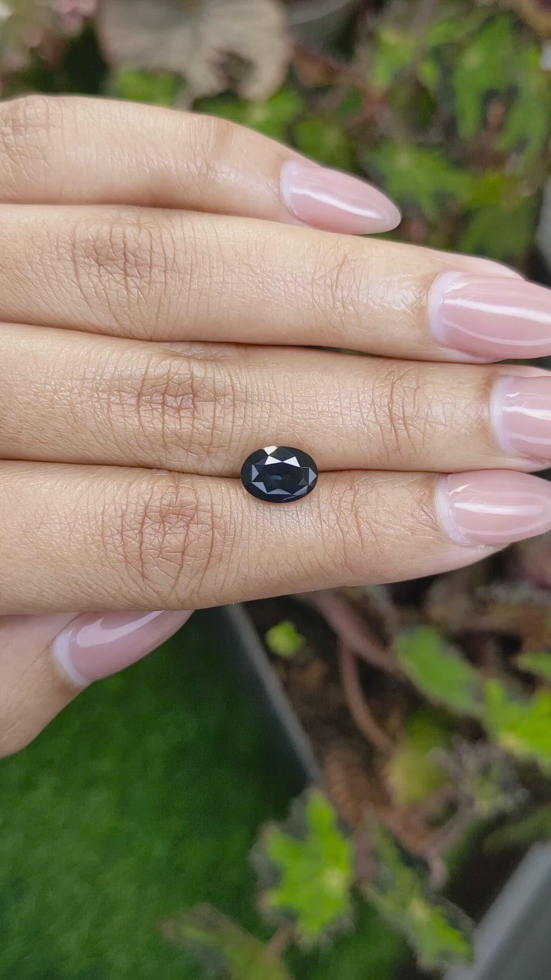 2.32 Ct. Greenish Blue Sapphire from Ceylon (Sri Lanka) Size Video