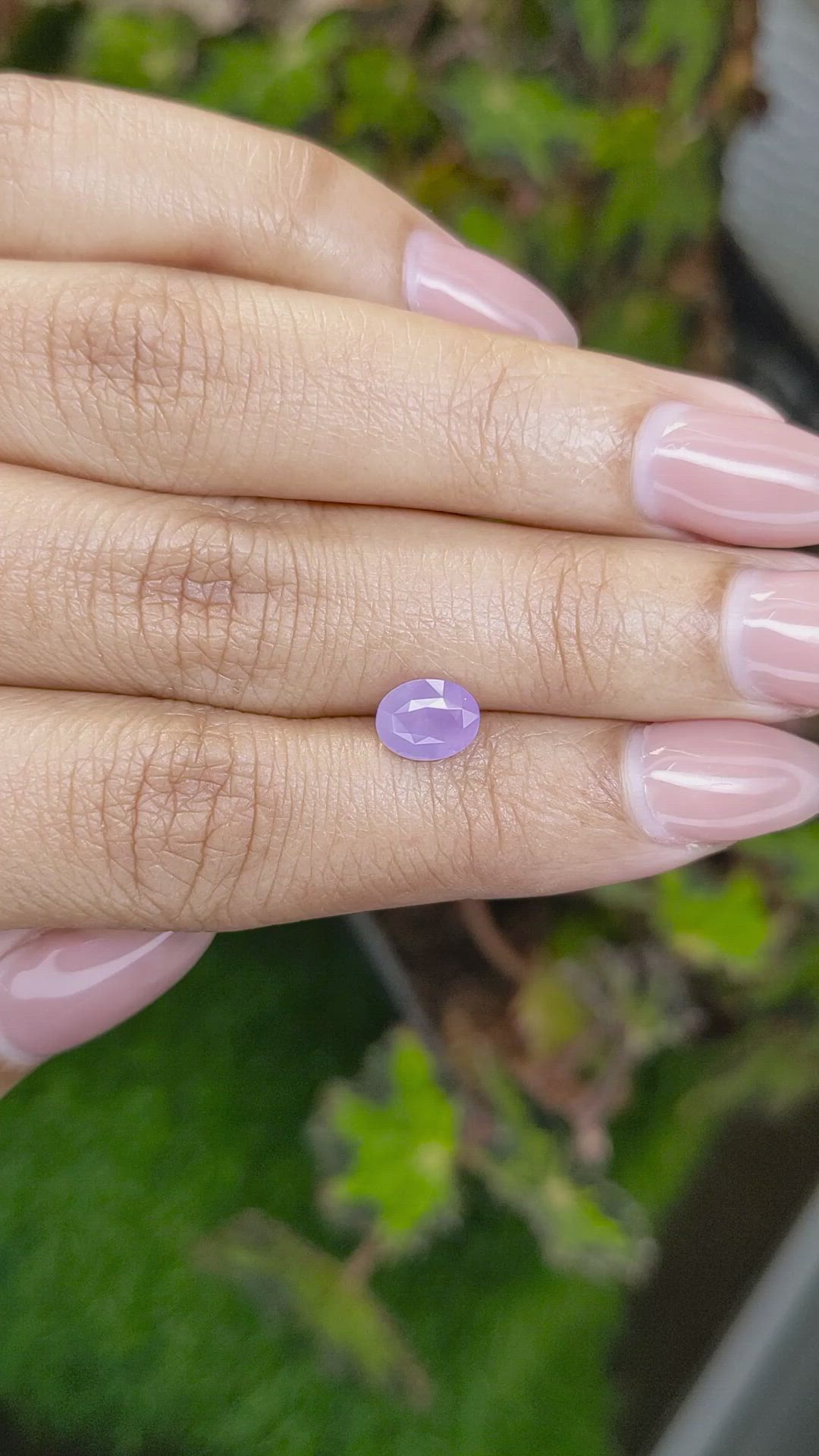 1.47 Ct. Purple Sapphire from Ceylon (Sri Lanka) Size Video