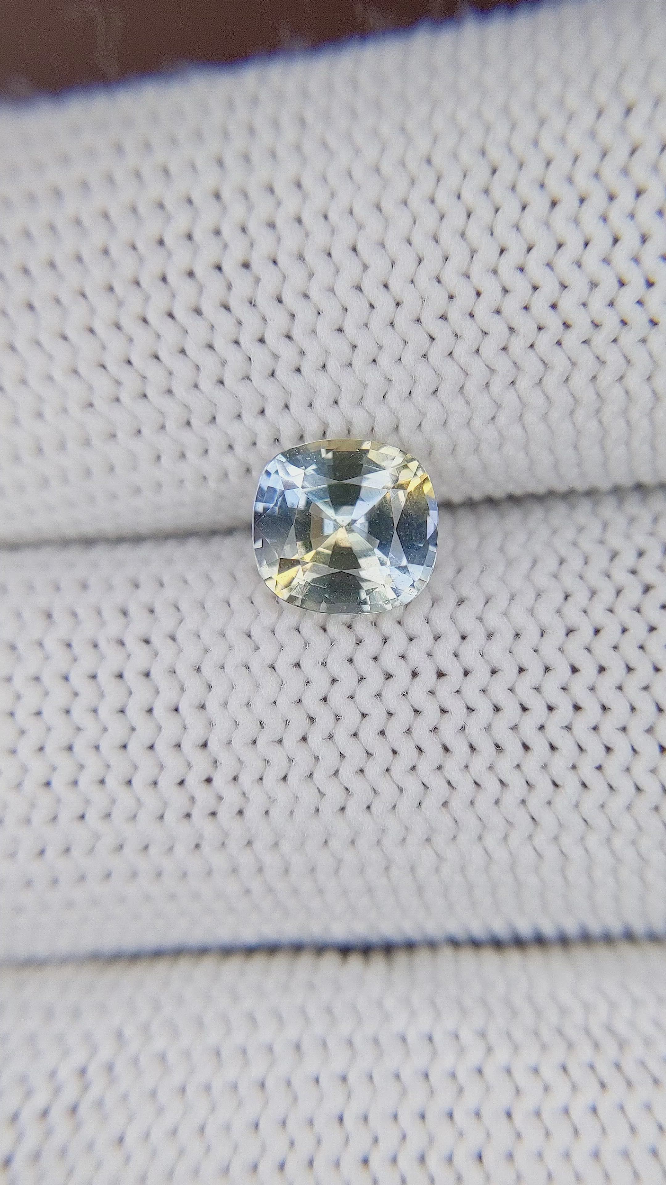 1.53 Ct. Bi Color / Parti Sapphire from Madagascar Size Video