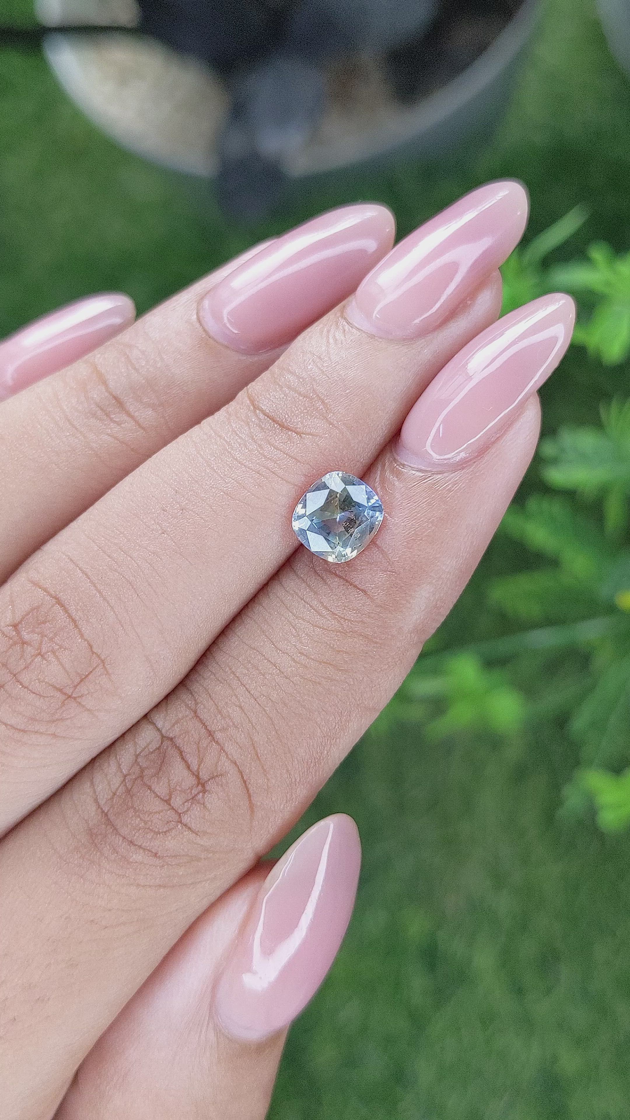 1.53 Ct. Bi Color / Parti Sapphire from Madagascar Size Video