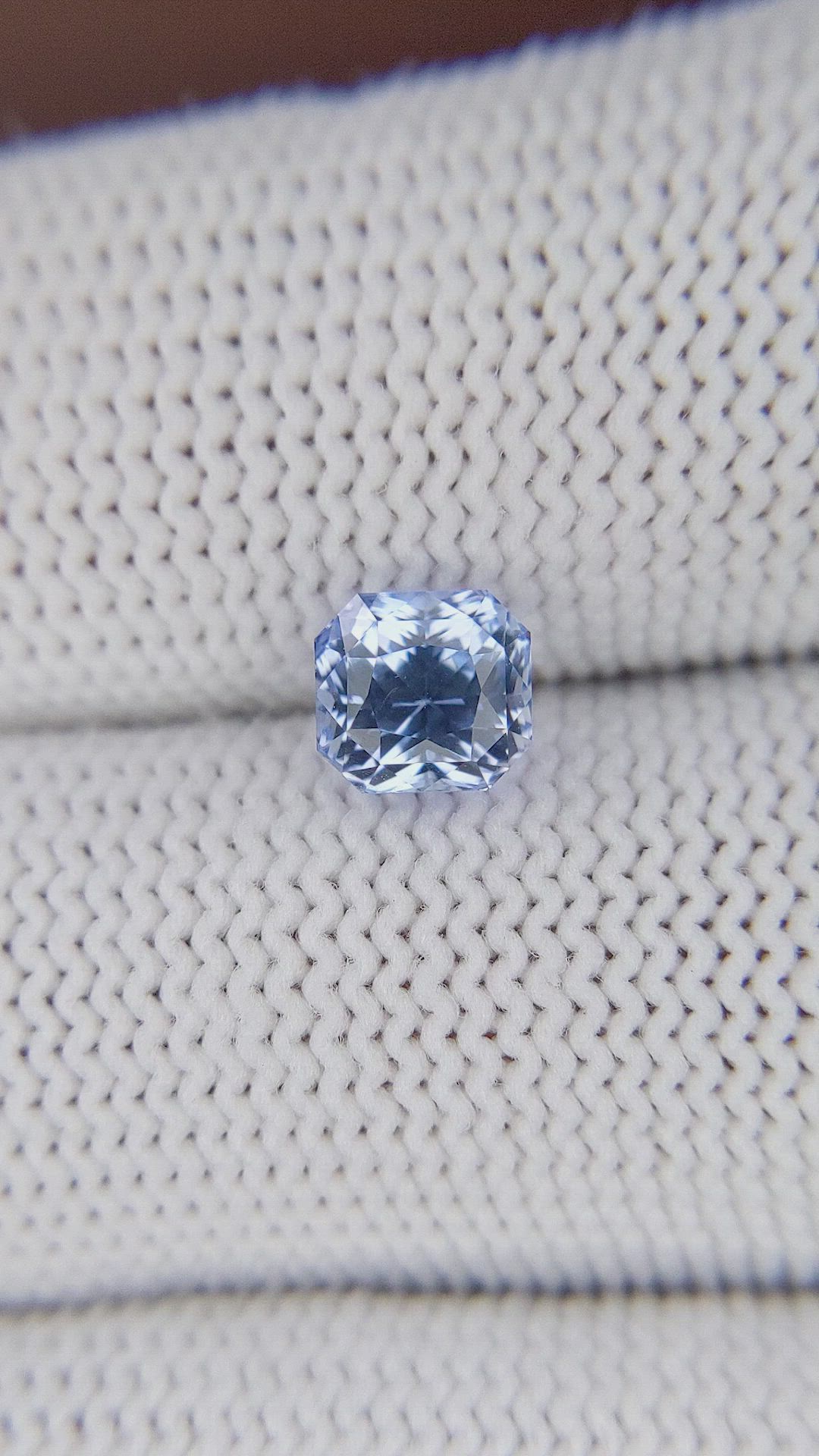 1.57 Ct. Blue Sapphire from Ceylon (Sri Lanka) Size Video