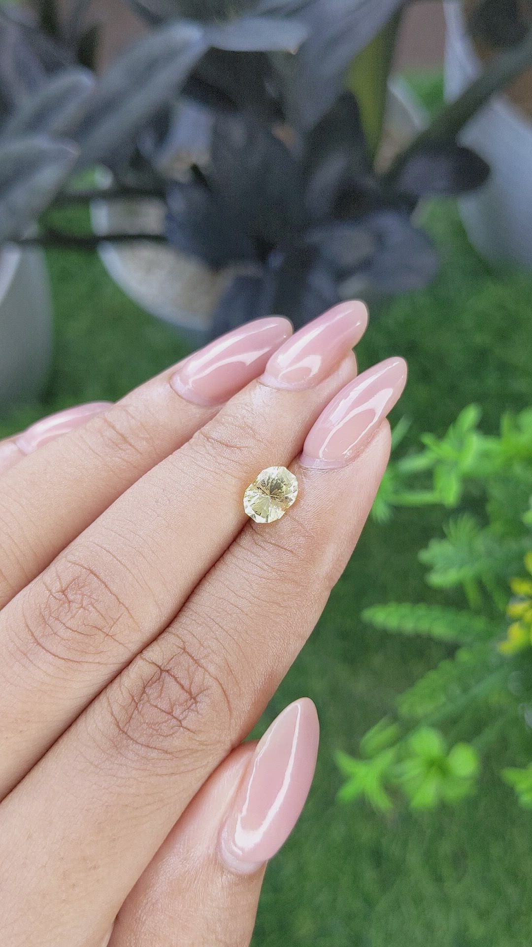1.44 Ct. Yellow Sapphire from Ceylon (Sri Lanka) Size Video