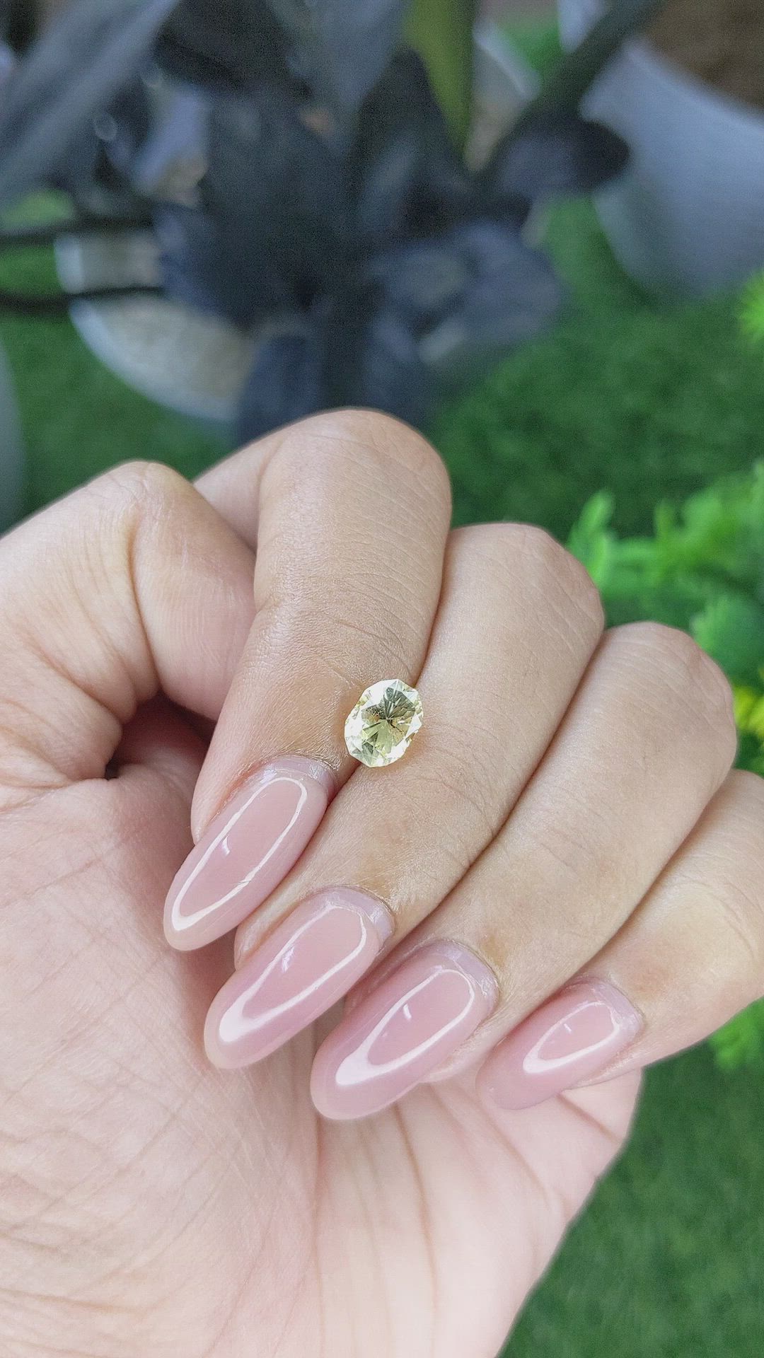 1.44 Ct. Yellow Sapphire from Ceylon (Sri Lanka) Size Video