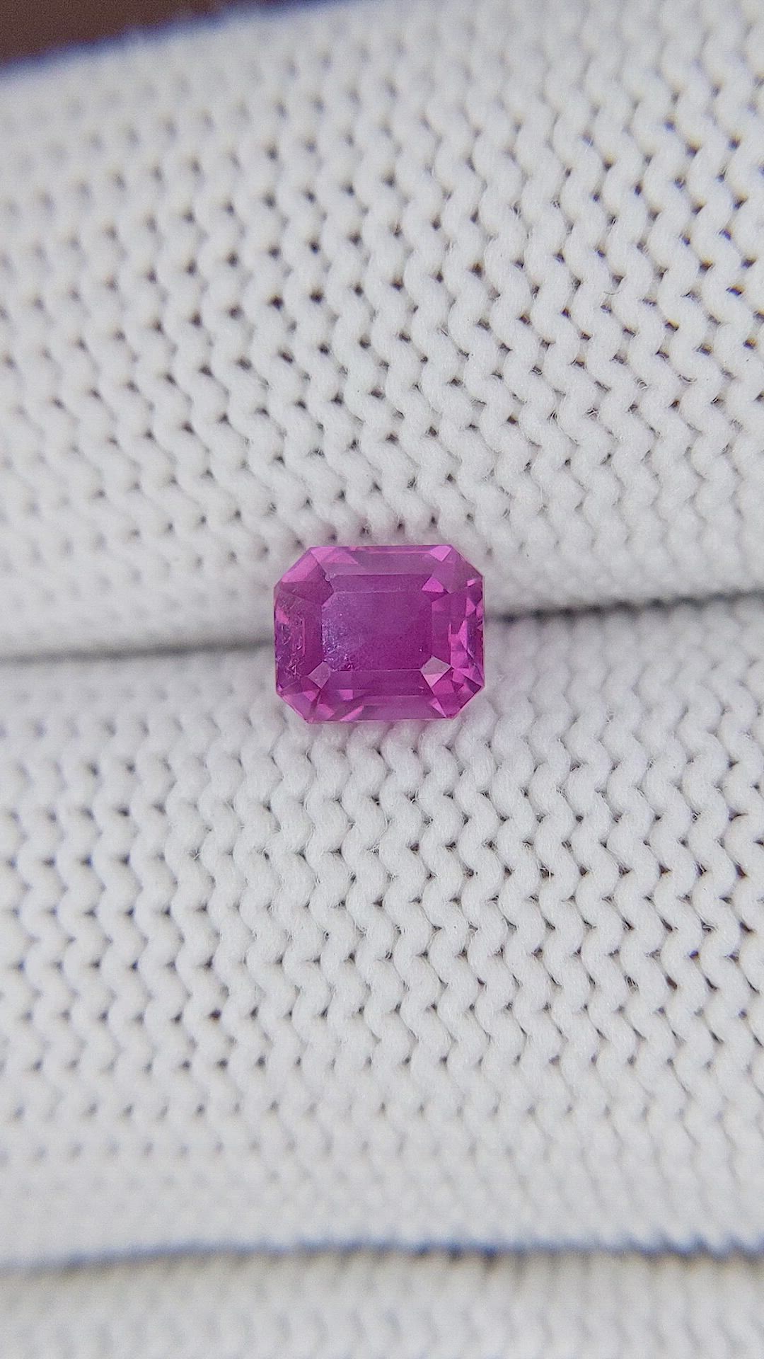 1.12 Ct. Pink Sapphire from Mozambique Size Video