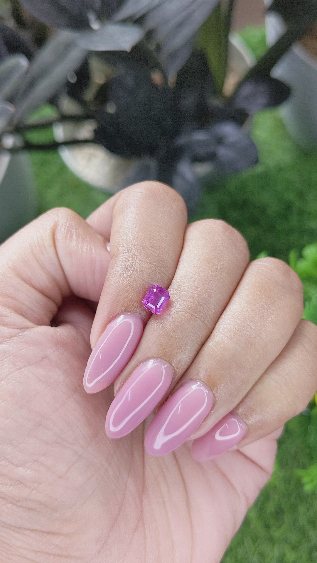 1.12 Ct. Pink Sapphire from Mozambique Size Video