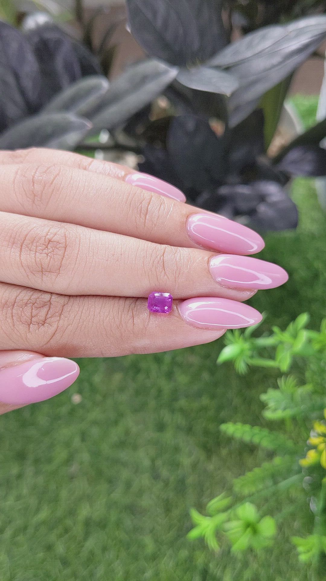 1.12 Ct. Pink Sapphire from Mozambique Size Video