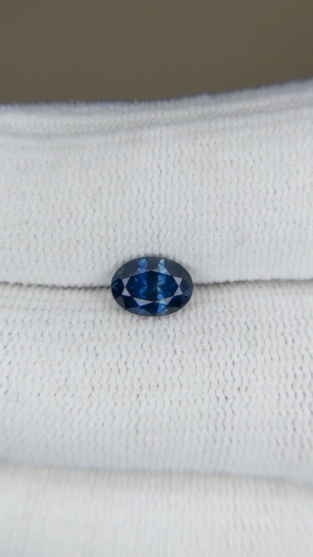 1.20 Ct. Greenish Blue Sapphire from Montana Size Video