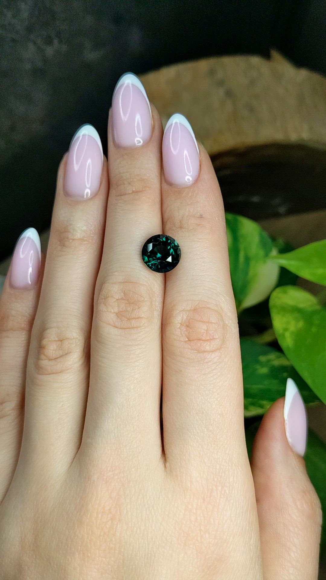 5.01 Ct. Green Sapphire from Madagascar Size Video