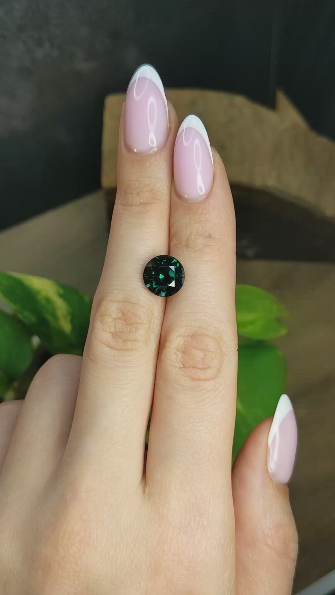 5.01 Ct. Green Sapphire from Madagascar Size Video