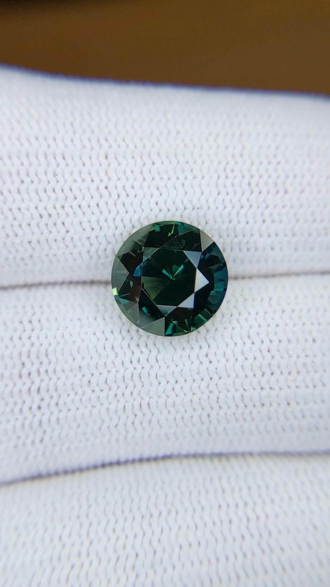 5.01 Ct. Green Sapphire from Madagascar Size Video