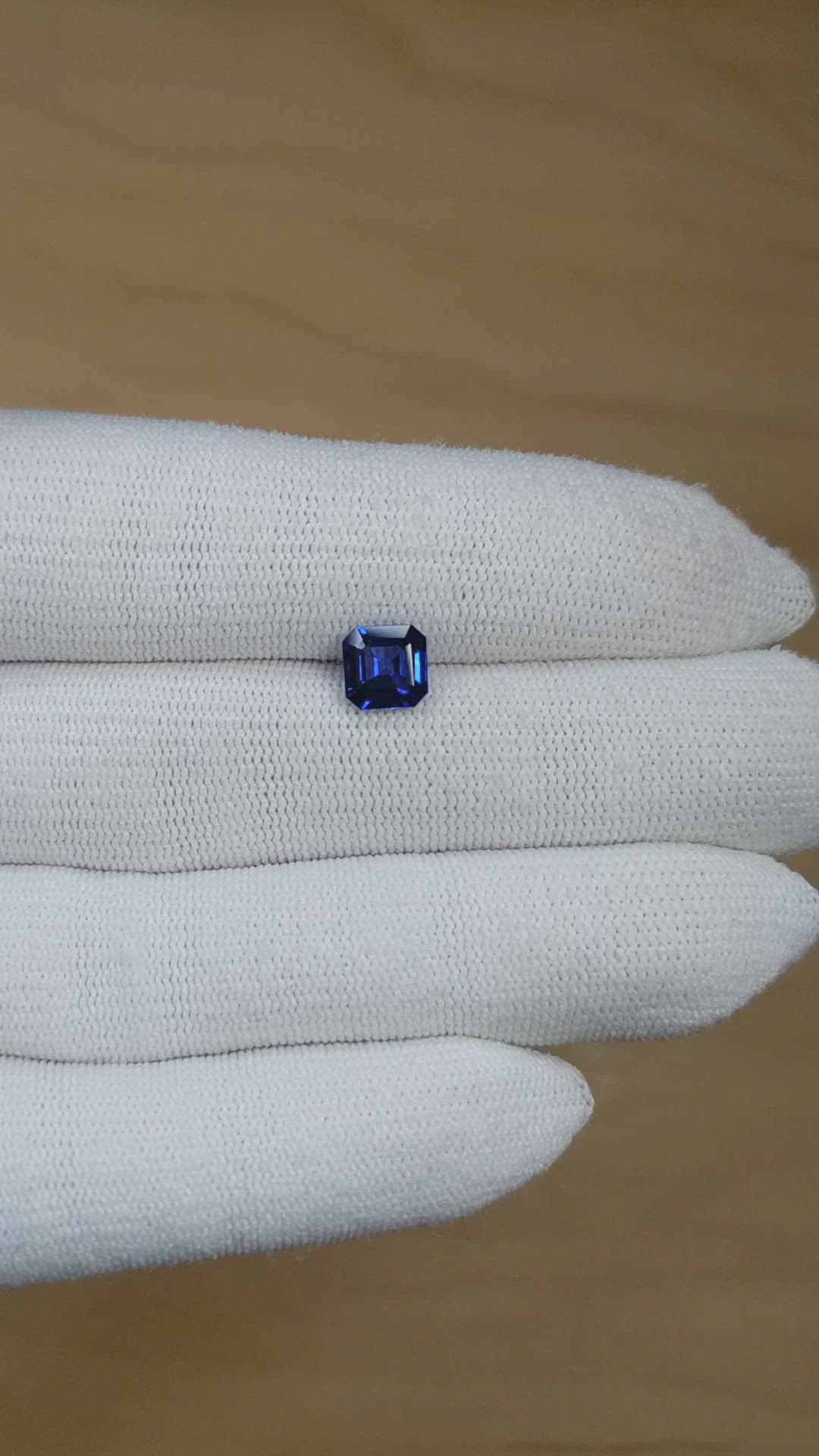 1.68 Ct. Blue Sapphire from Ceylon (Sri Lanka) Size Video