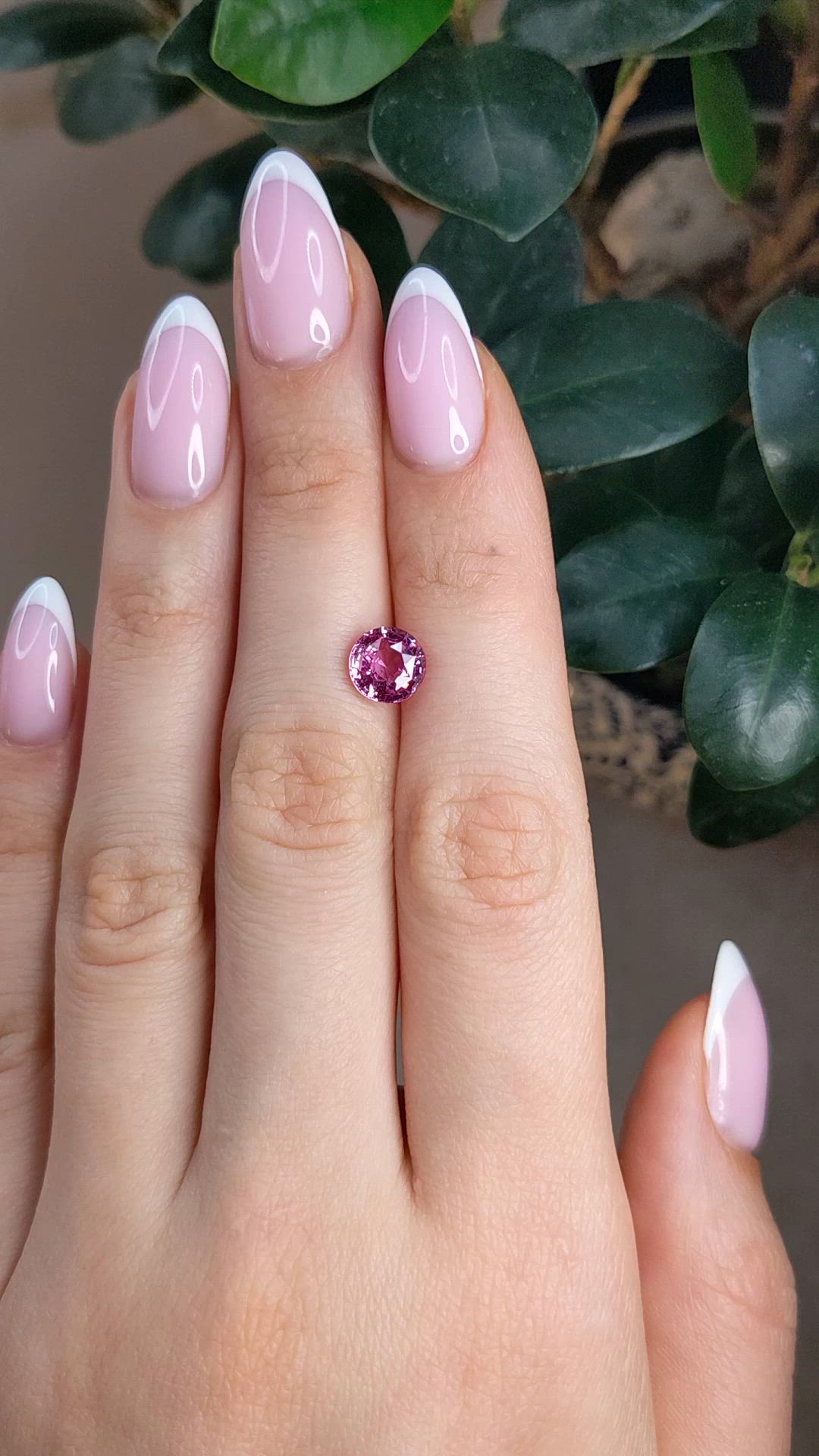 2.03 Ct. Pink Sapphire from Madagascar Size Video