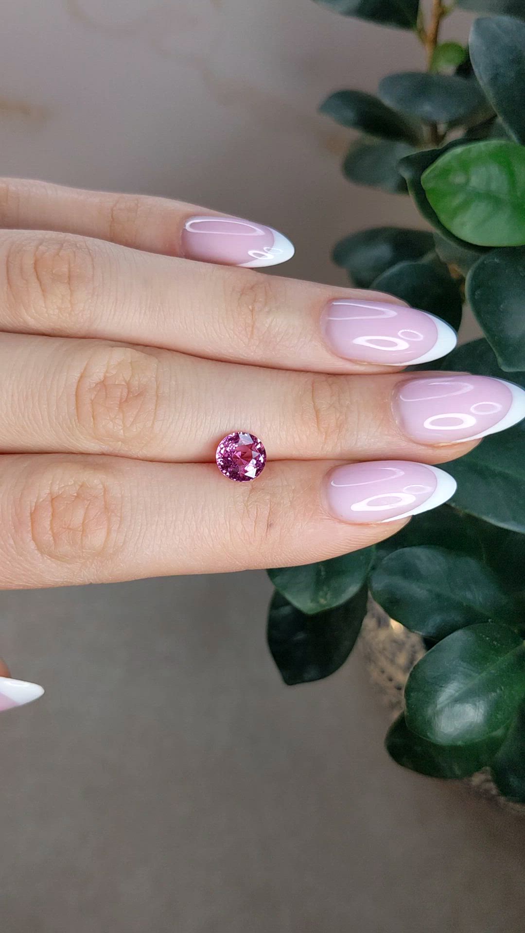 2.03 Ct. Pink Sapphire from Madagascar Size Video