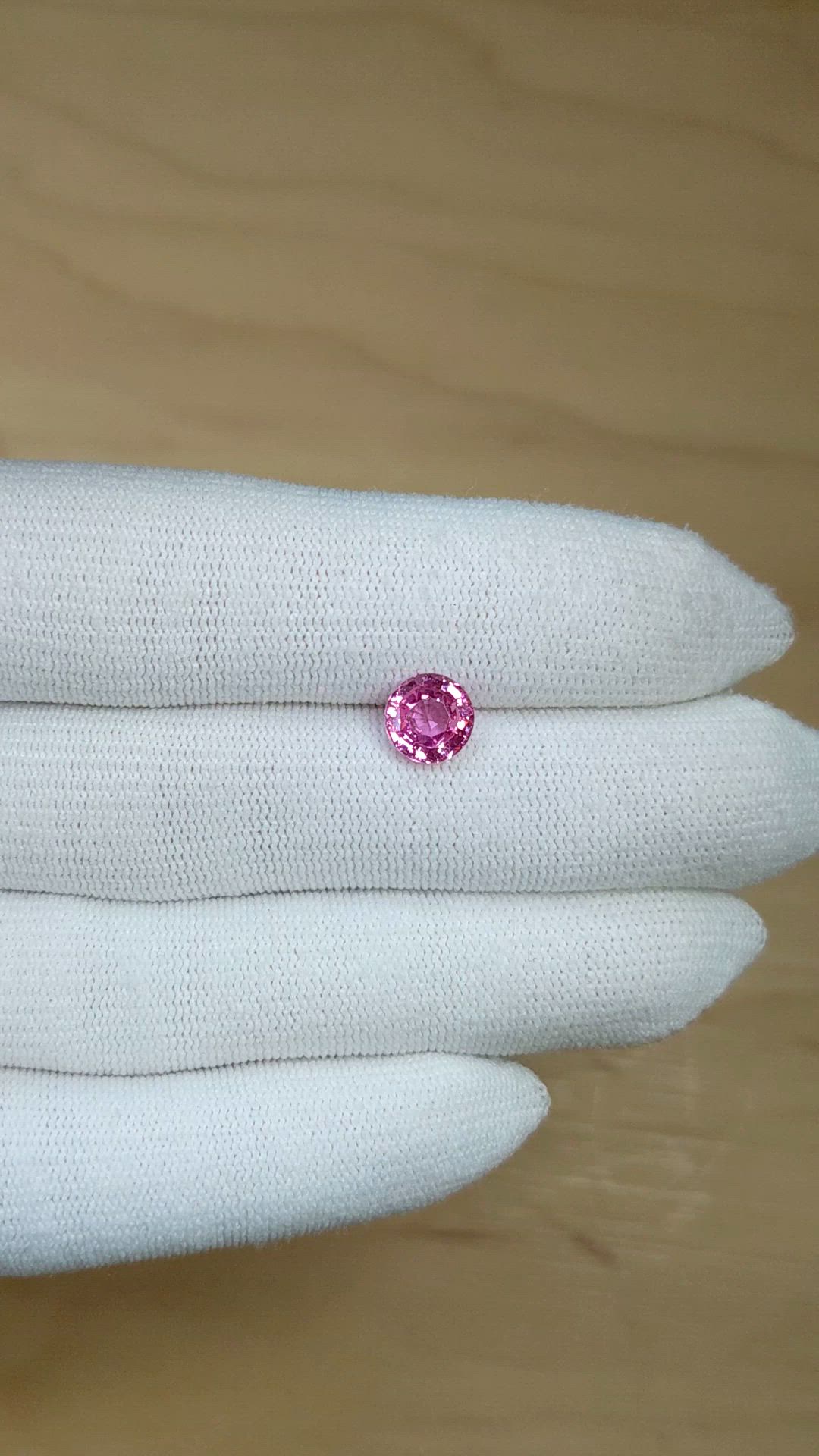 2.03 Ct. Pink Sapphire from Madagascar Size Video