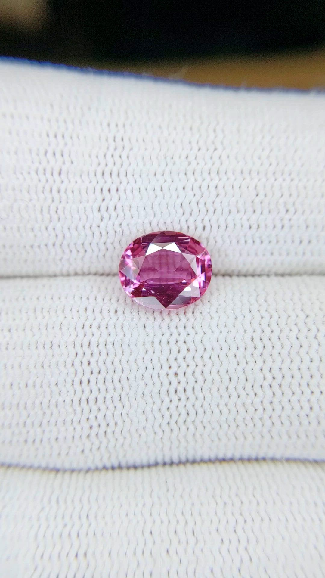 2.05 Ct. Pink Sapphire from Madagascar Size Video