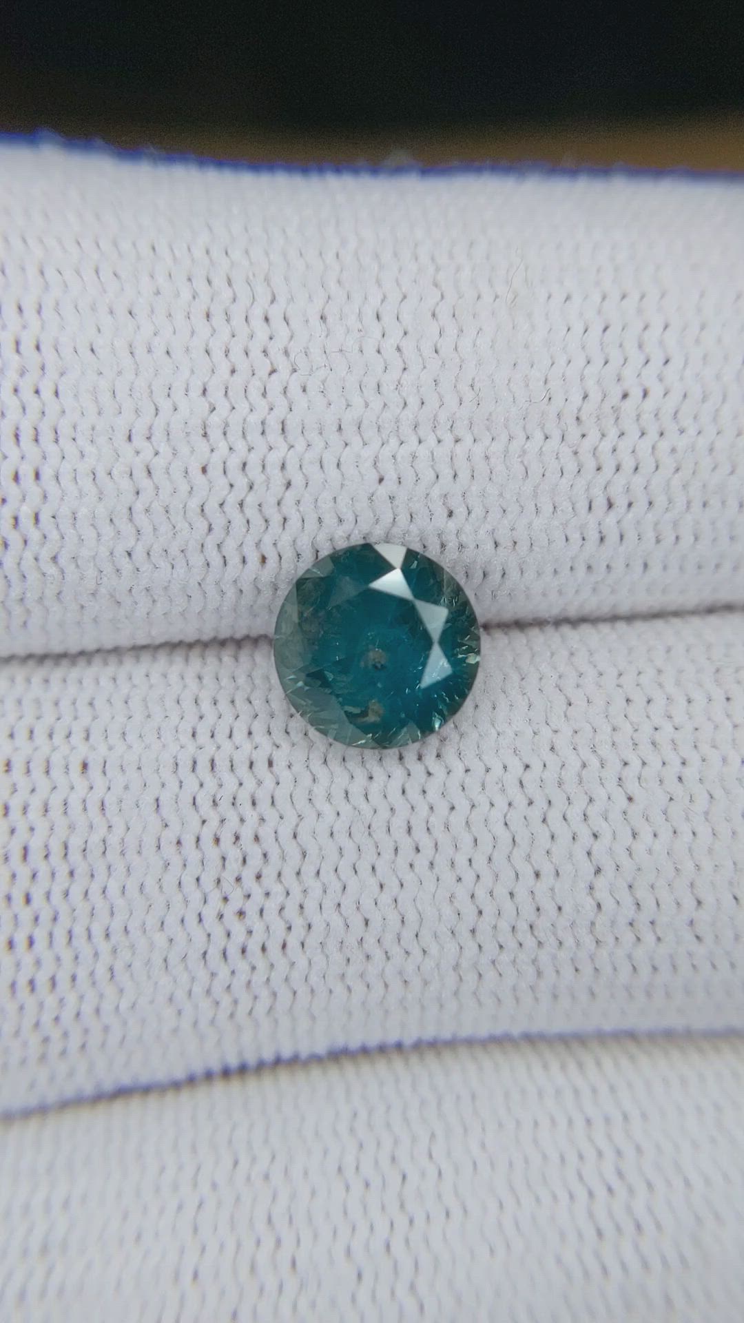 2.39 Ct. Greenish Blue Sapphire from Montana Size Video