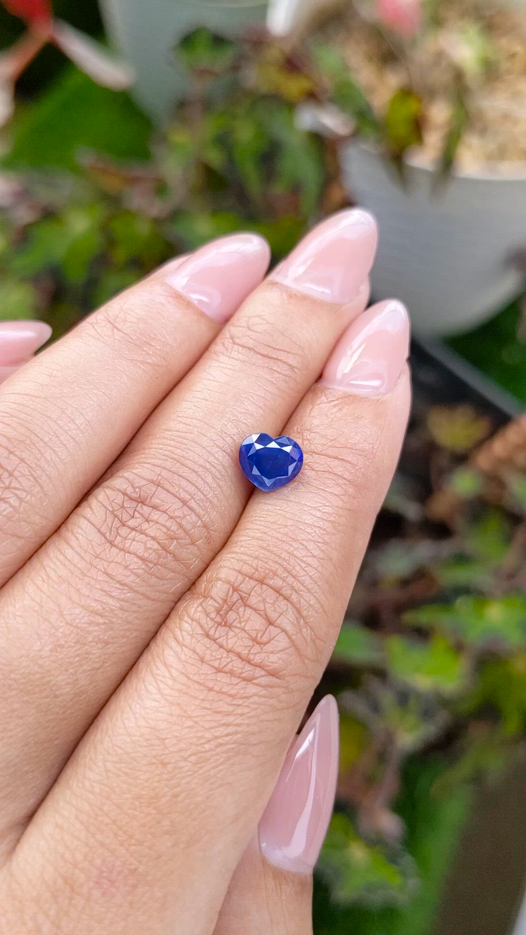 1.98 Ct. Blue Sapphire from Ceylon (Sri Lanka) Size Video
