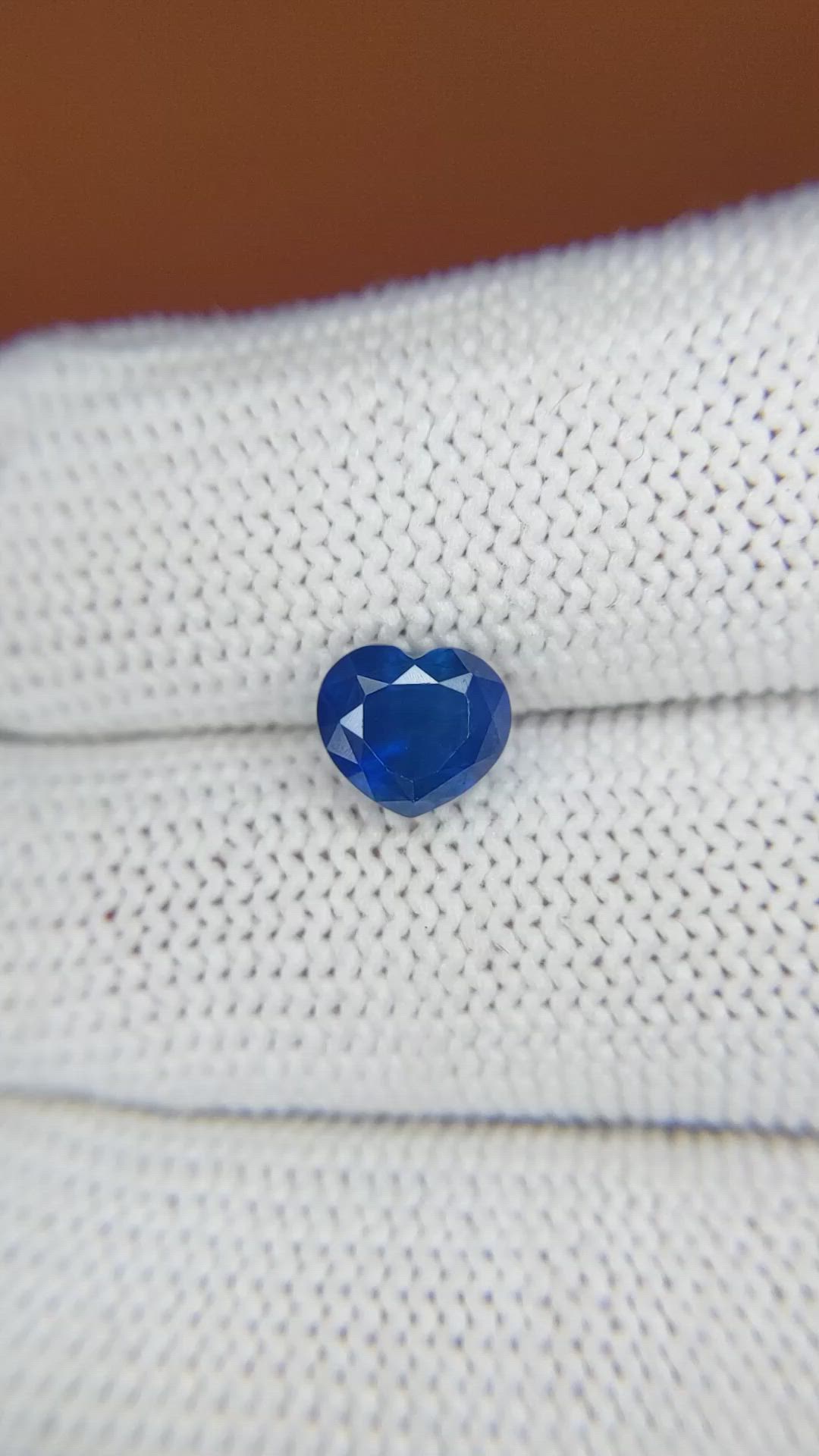 1.98 Ct. Blue Sapphire from Ceylon (Sri Lanka) Size Video