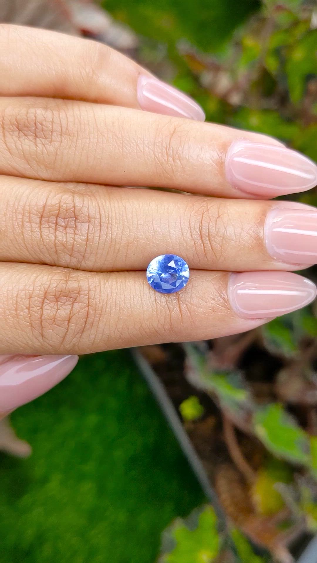 1.95 Ct. Blue Sapphire from Ceylon (Sri Lanka) Size Video
